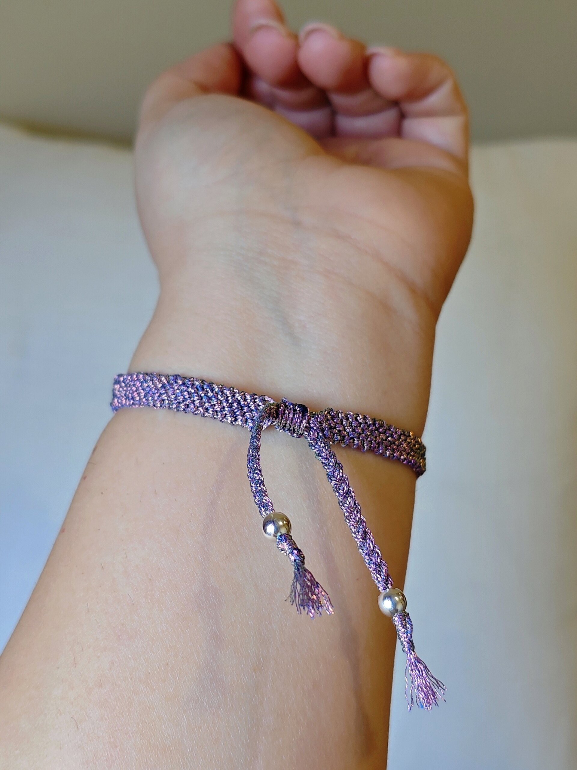 BRAZALETE PERSONALIZADO 💜💜💜 (Plata de Ley) - 5