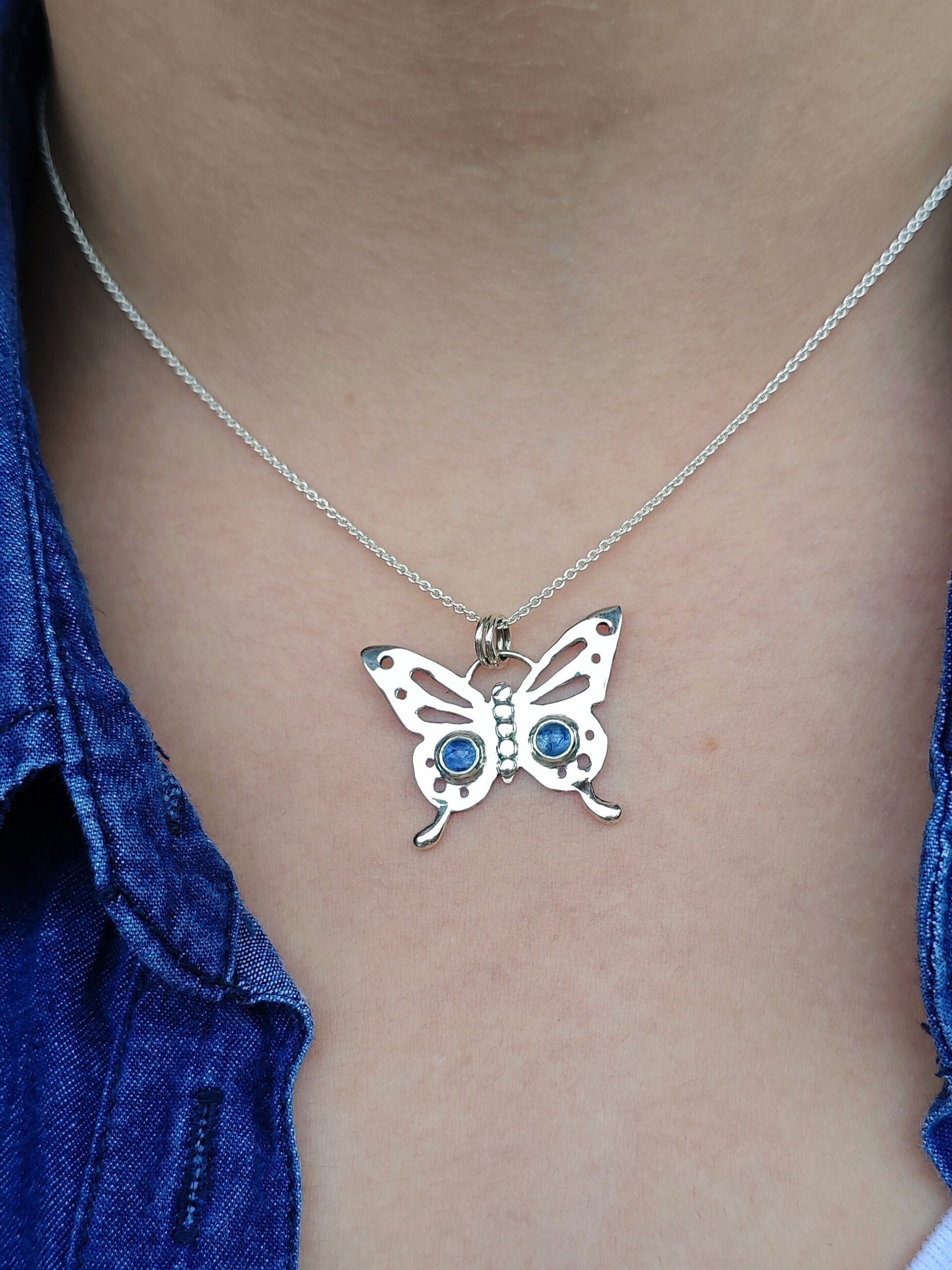 GARGANTILLA MARIPOSA (Plata de Ley) - 2