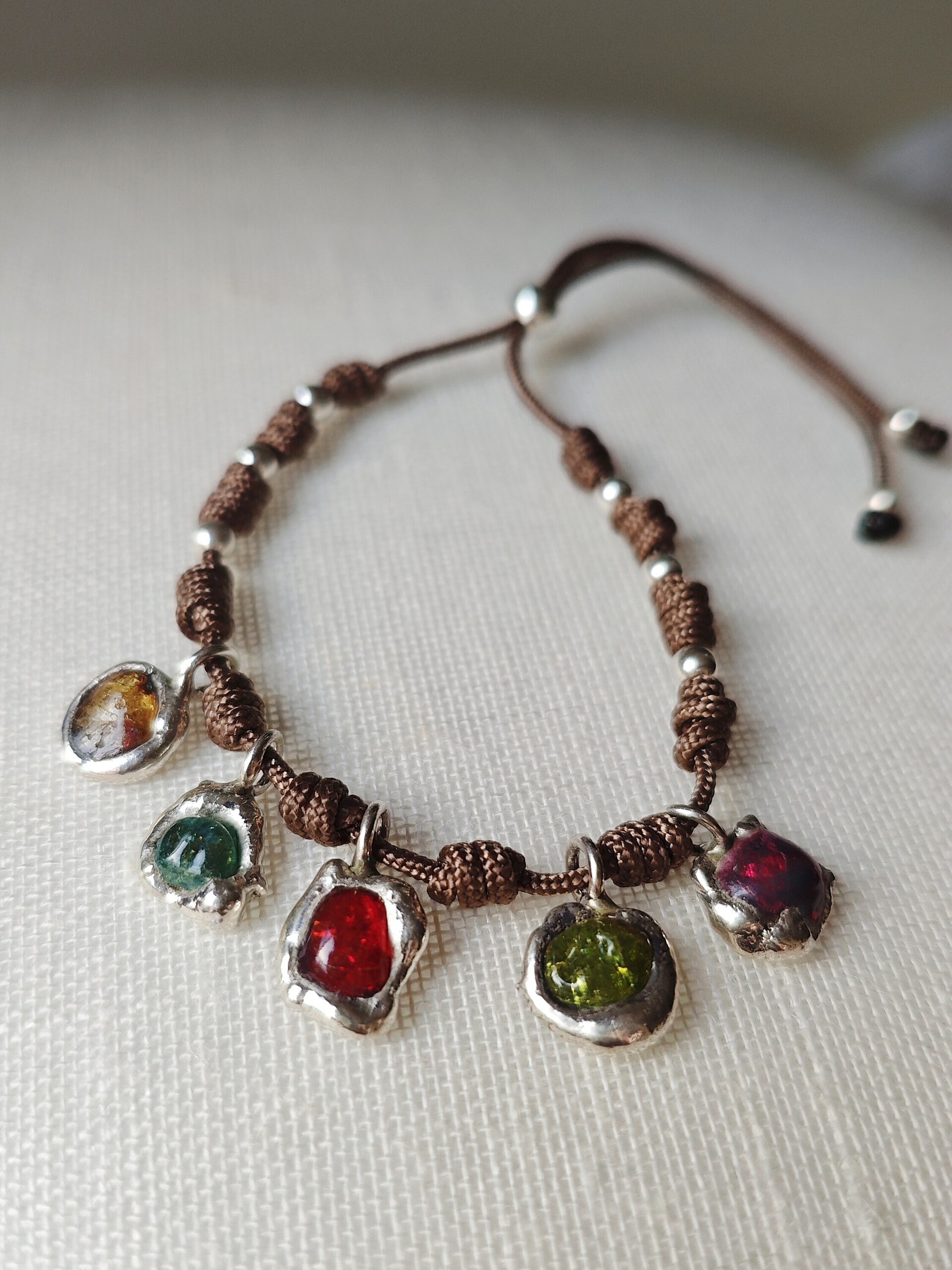 PULSERA ROCAS DE MAR (Plata de Ley) - 4