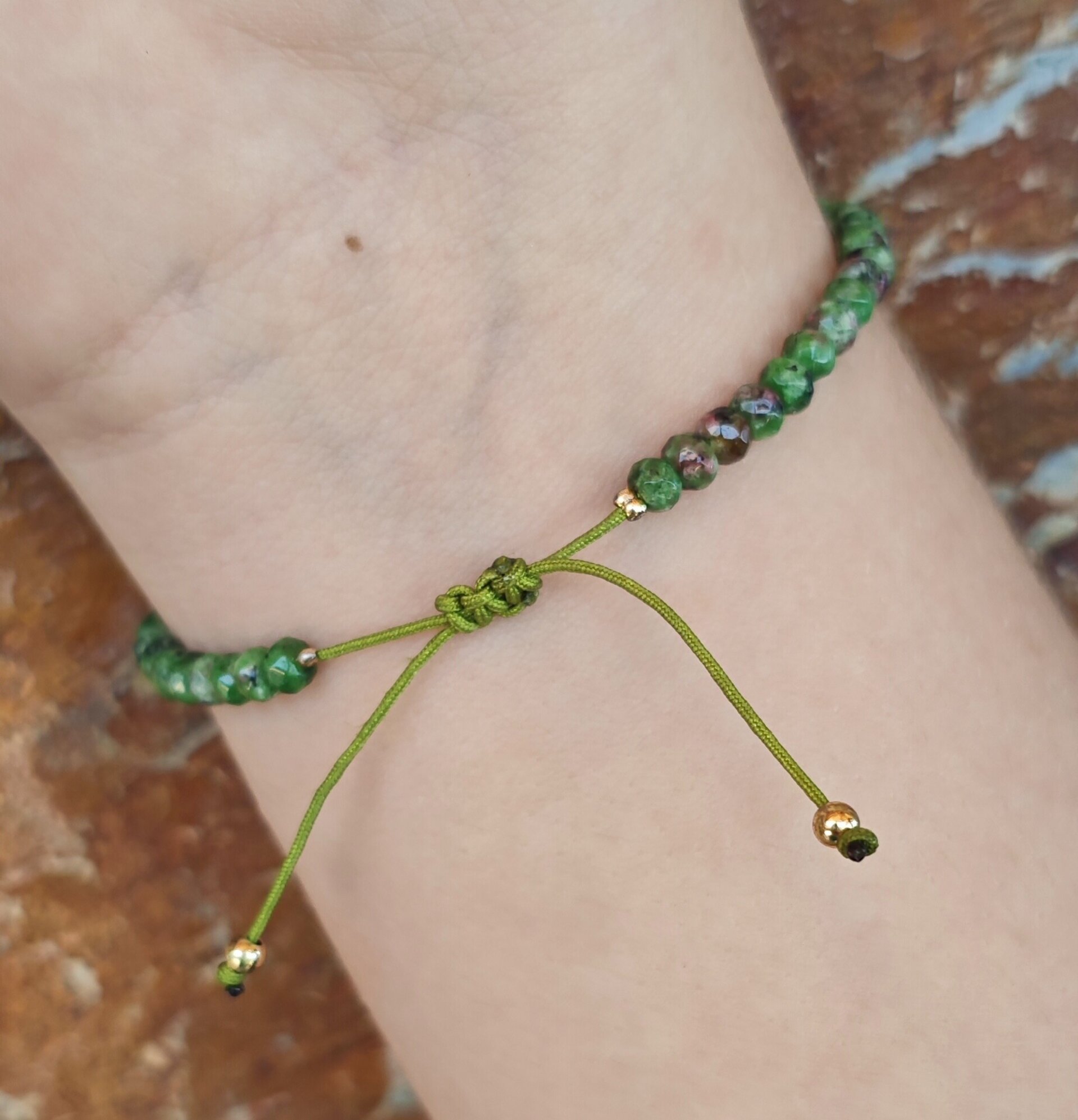 PULSERA ZOISITA (Acero) - 2