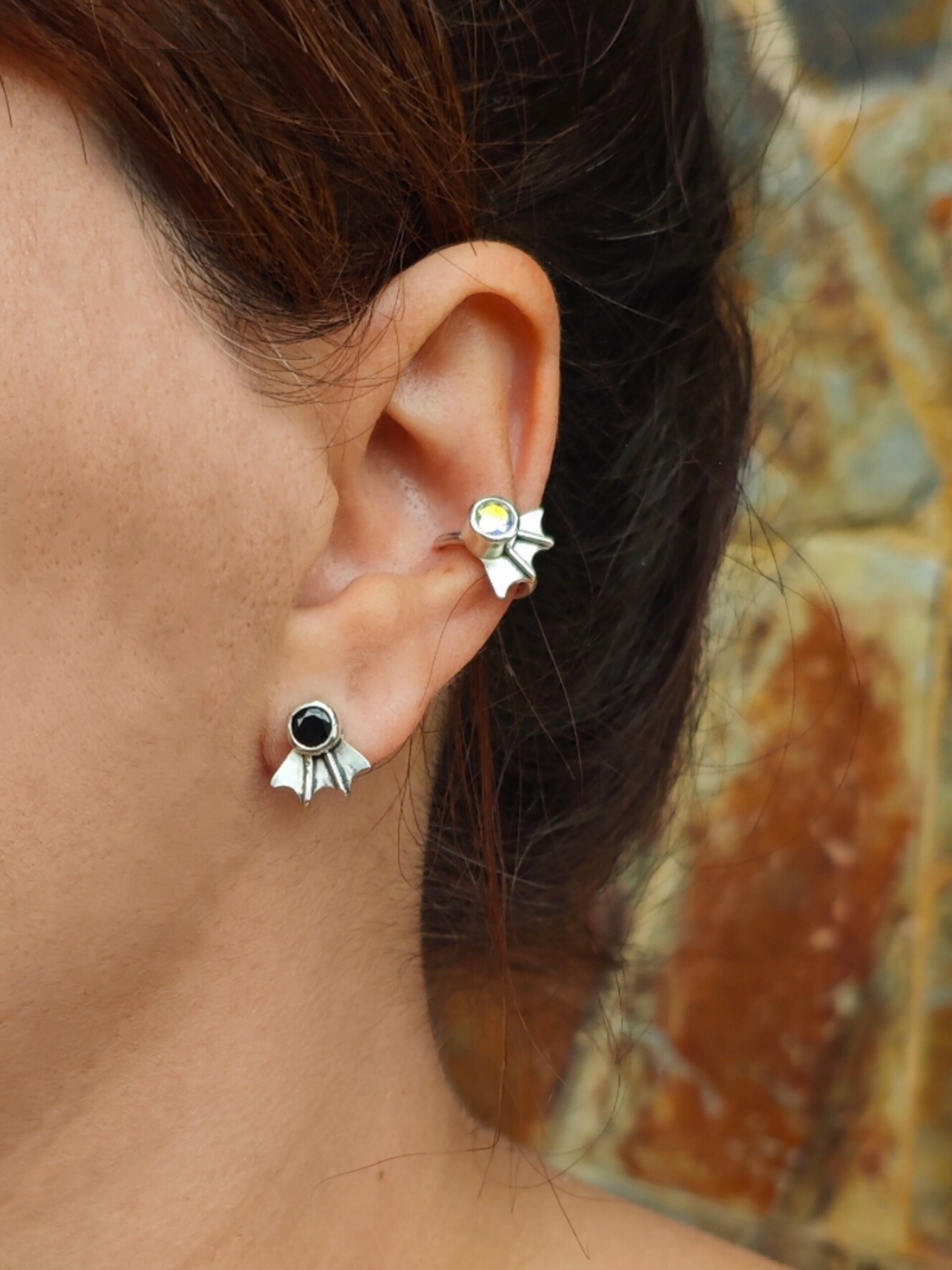 PENDIENTE_EAR CUFF BAT - 2