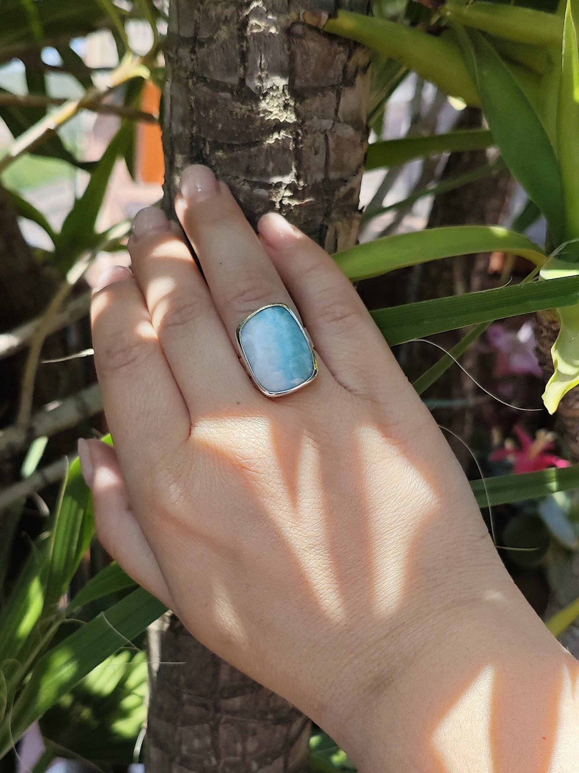 ANILLO LARIMAR (Plata de Ley) - 4