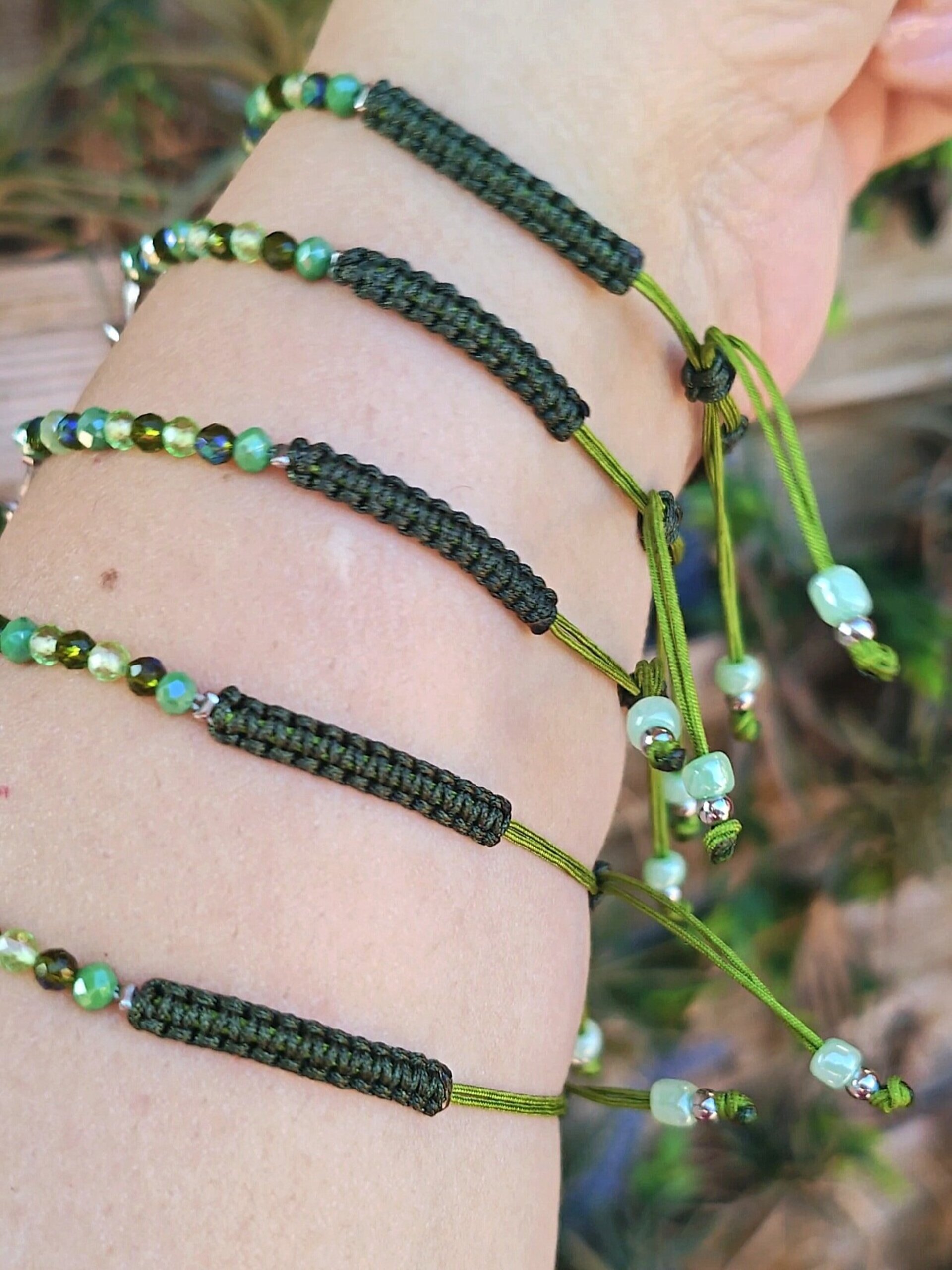 5 PULSERAS FLOR DE LOTO (Acero) - 3
