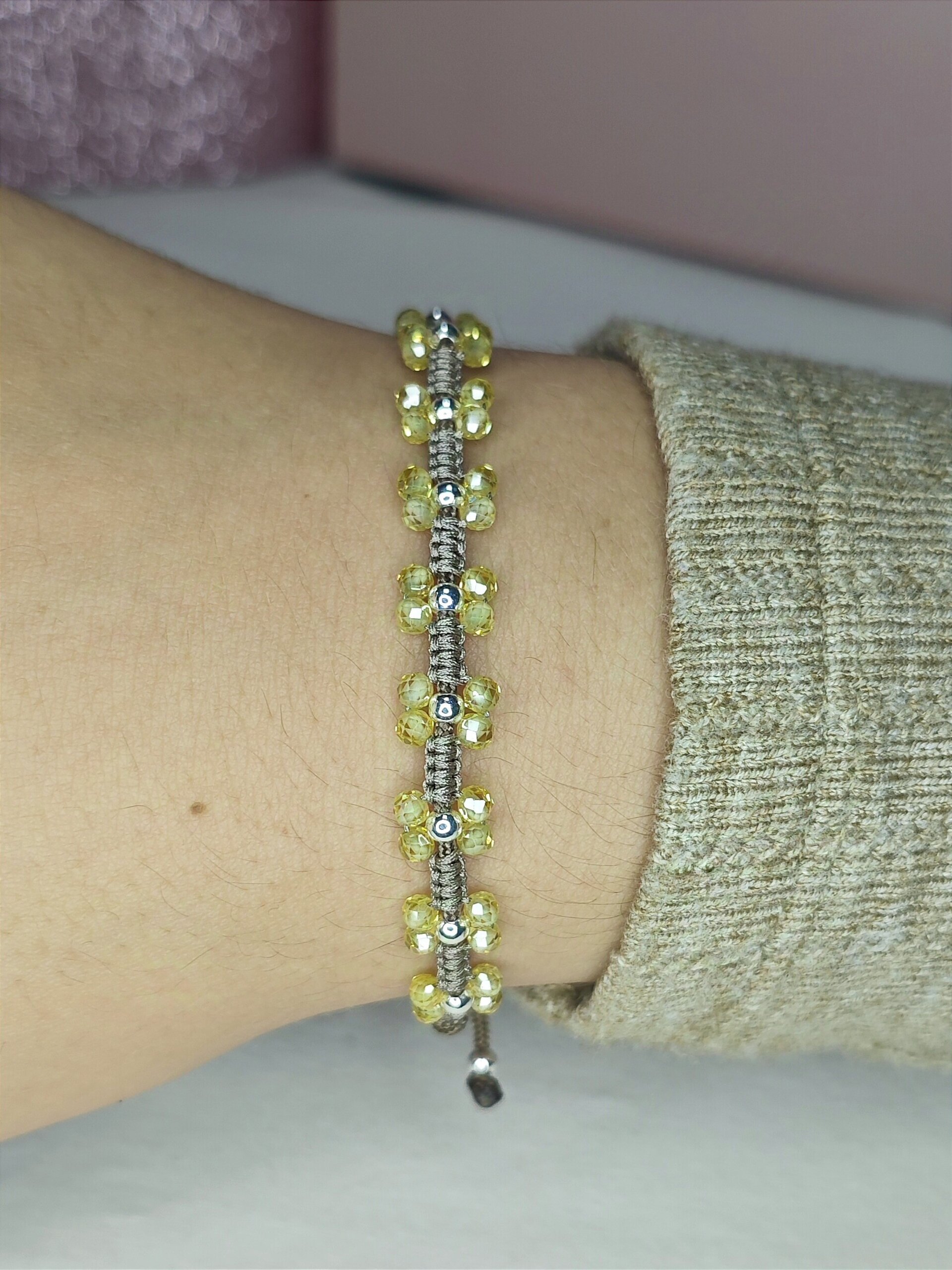 PULSERAS FLOWERS 🌸 (Plata de Ley) - 2