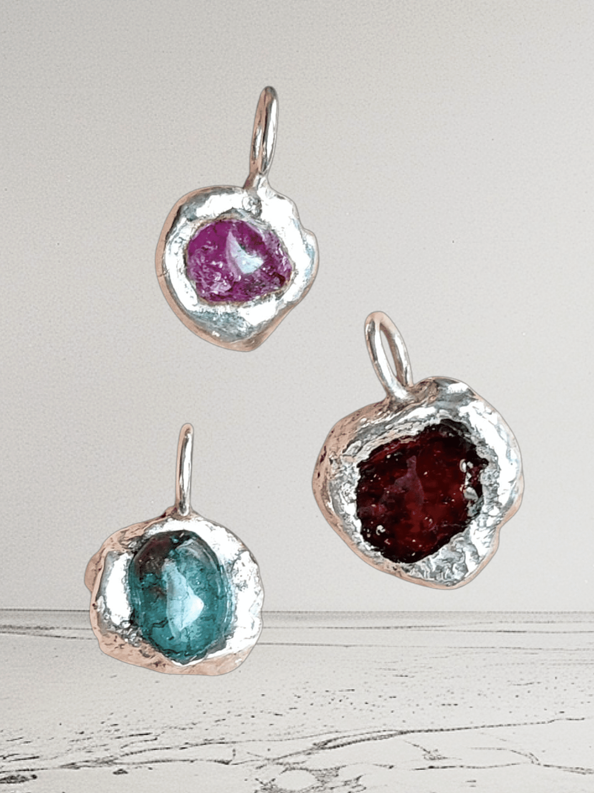 GARGANTILLAS ROCAS DE MAR (Plata de Ley) - 9