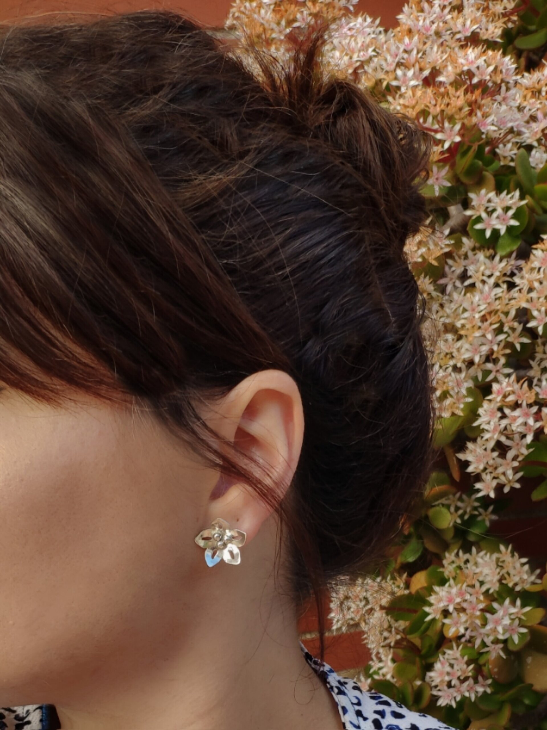 PENDIENTES FLOWERS (Plata de Ley) - 2