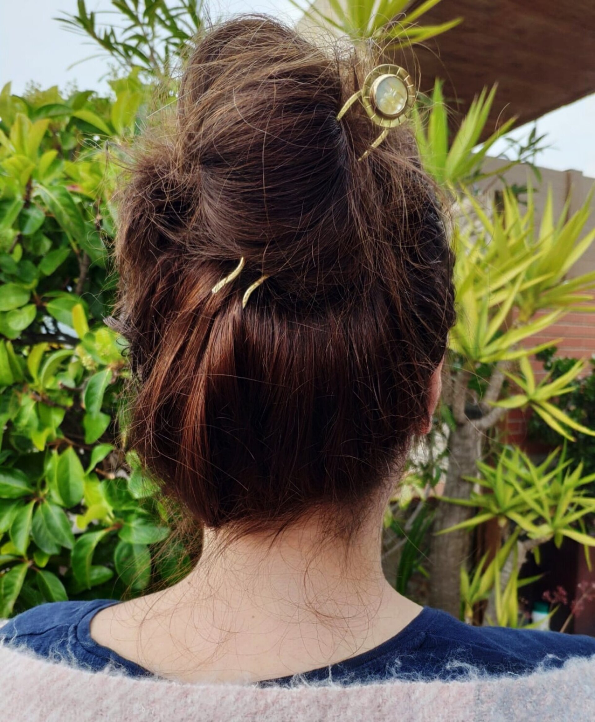 PASADOR DE PELO RA (Latón) - 2