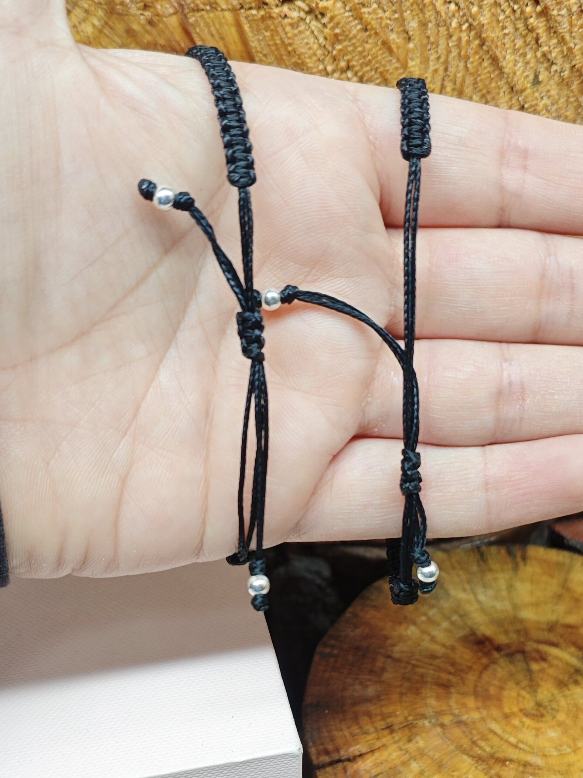 2 PULSERAS PERSONALIZADAS (Plata de Ley) - 3