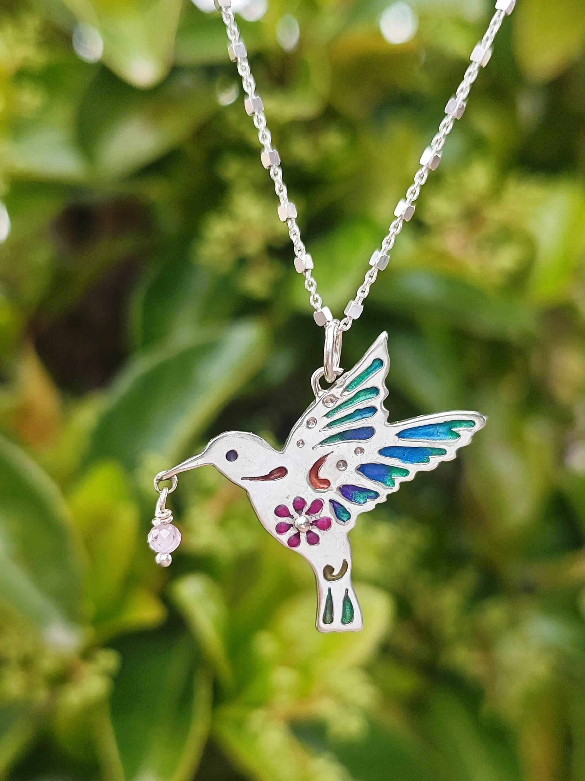 GARGANTILLA COLIBRÍ (Plata de Ley) - 5