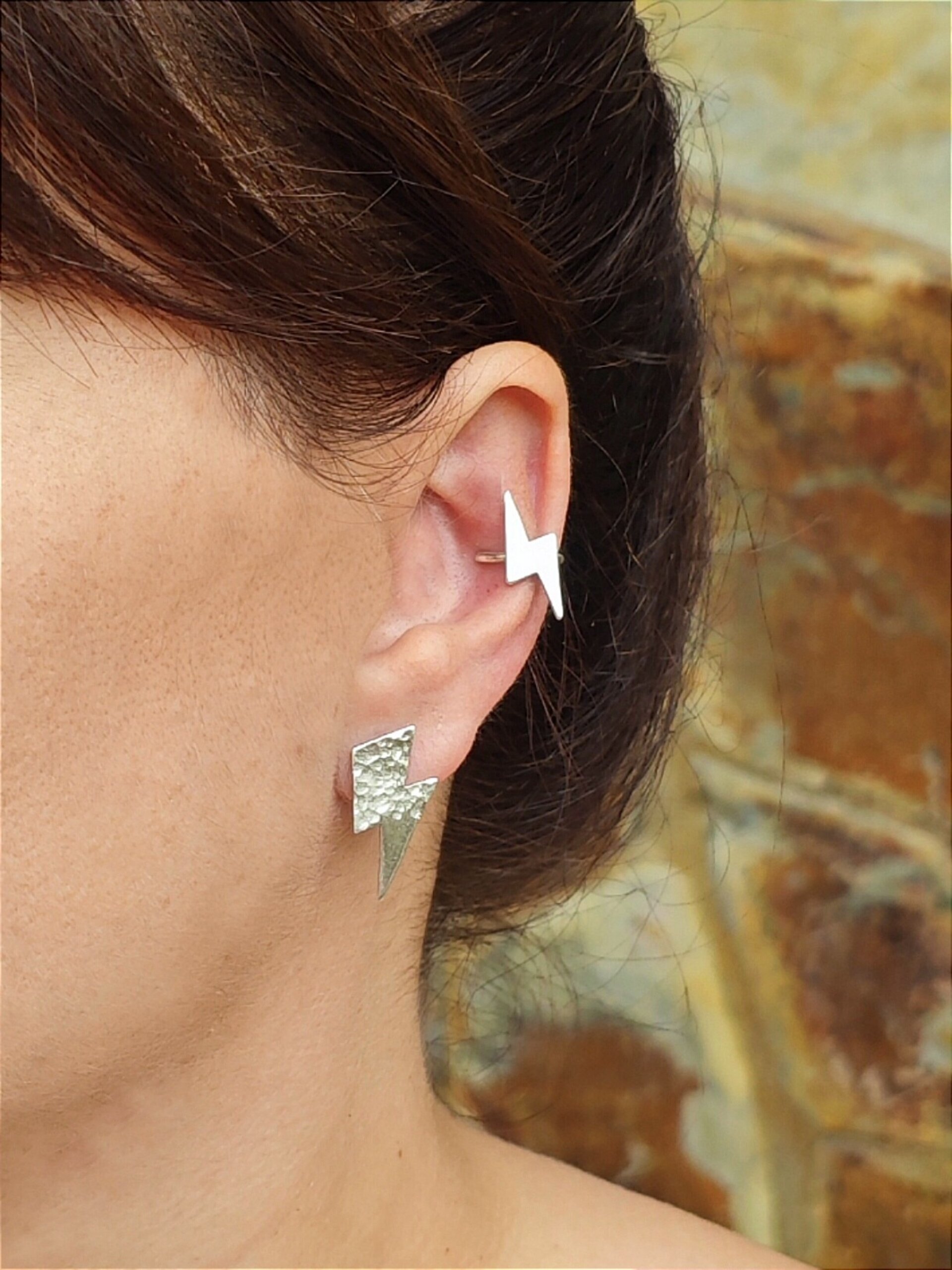 PENDIENTES RAYO (Plata de Ley) - 4