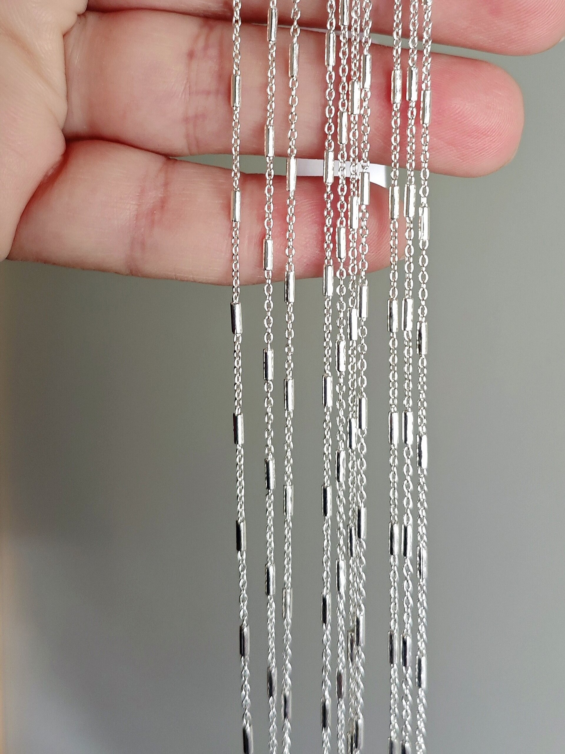 CADENAS BÁSICAS VARIADAS (Plata de Ley) - 7