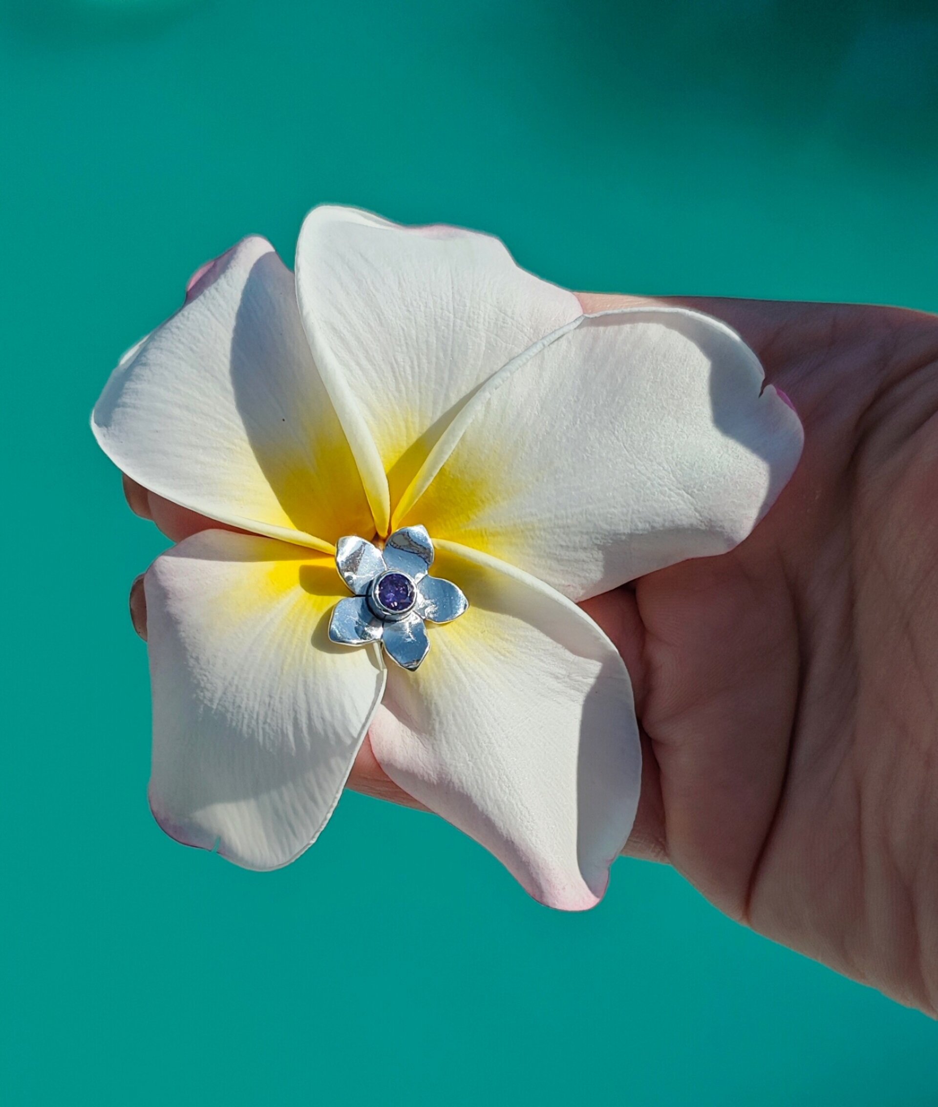 ANILLO PLUMERIA (Plata de Ley) - 3