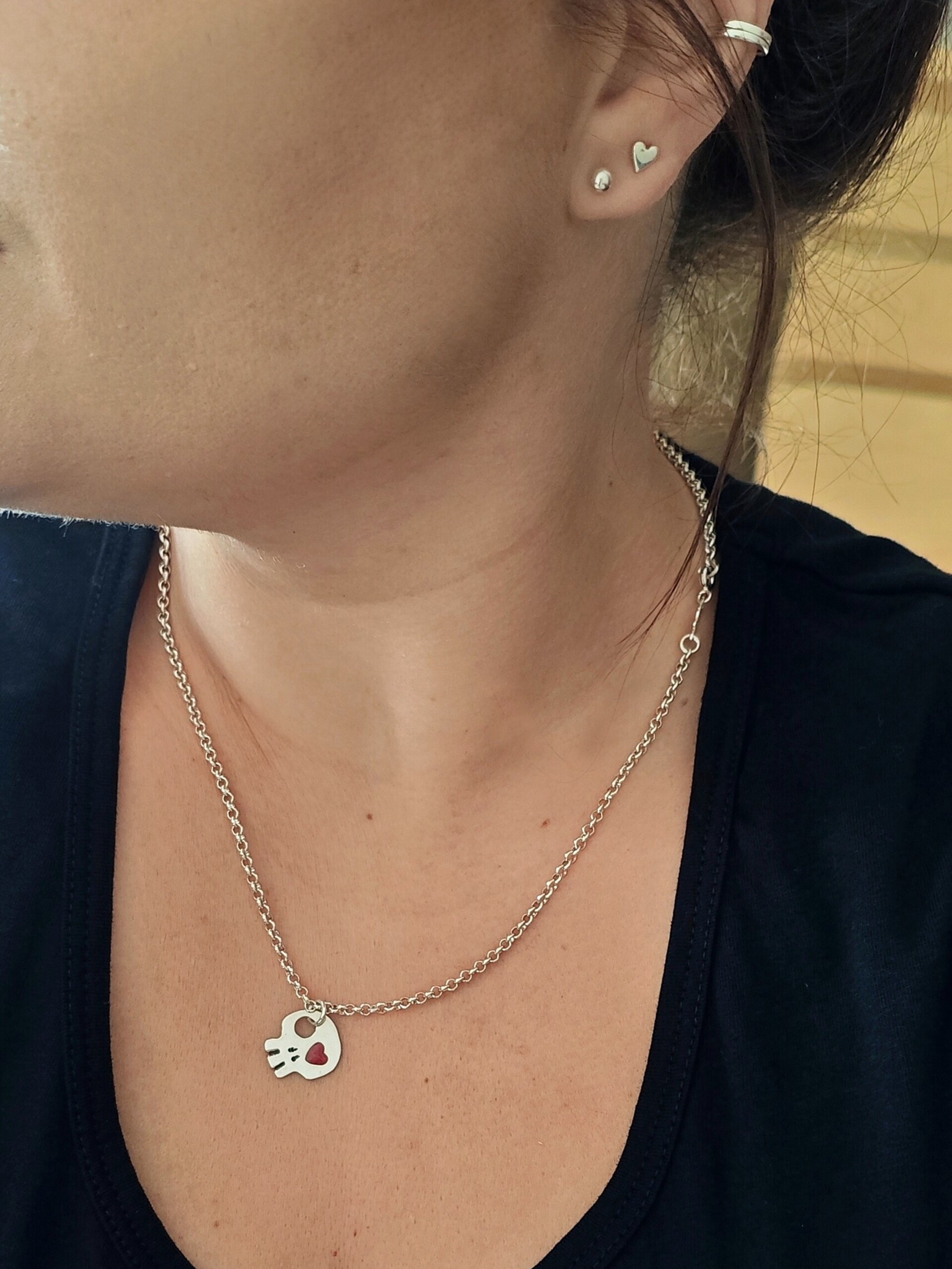 COLGANTE CALAVERA (Plata de Ley) - 2