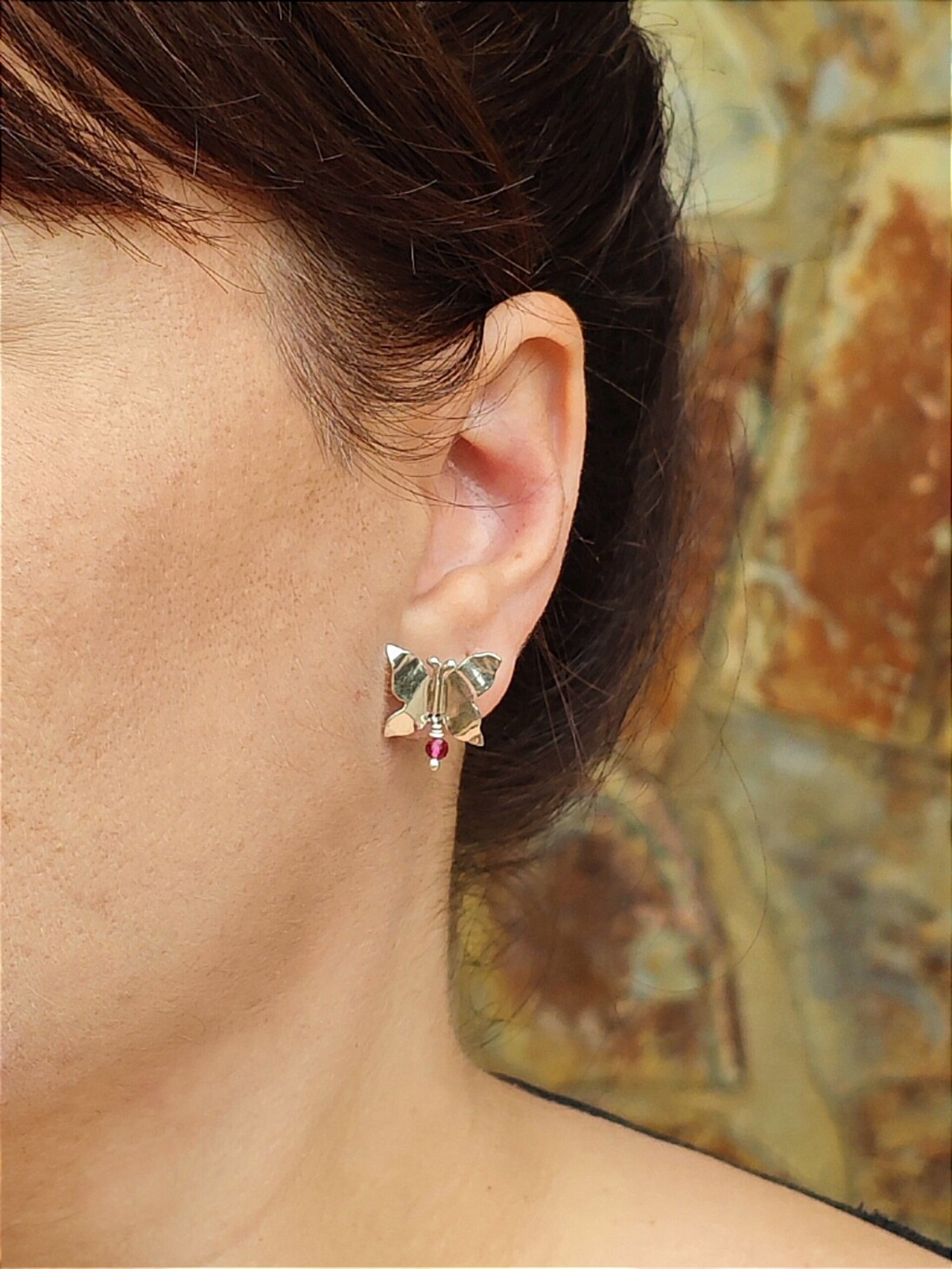 PENDIENTES MARIPOSA (Plata de Ley) - 2