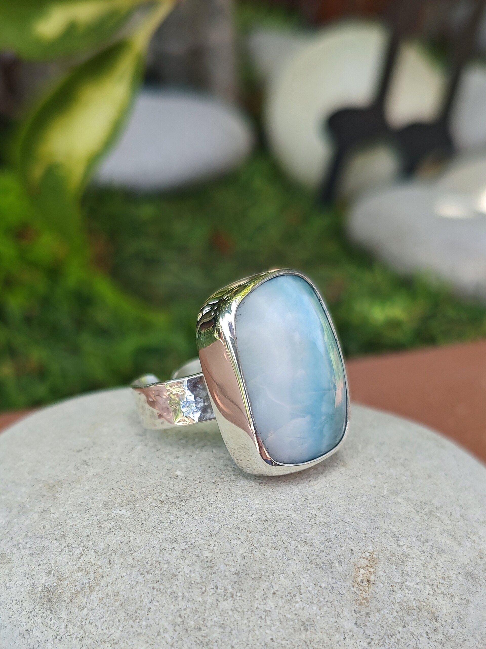 ANILLO LARIMAR (Plata de Ley) - 5