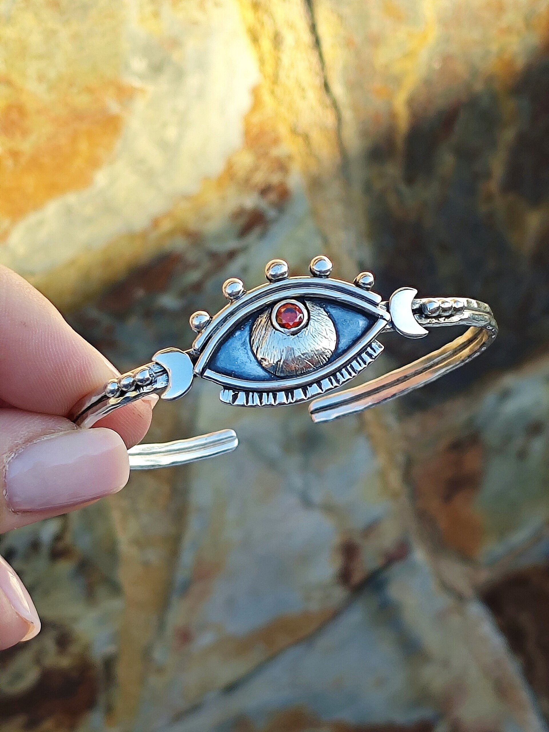 BRAZALETE OJO TURCO (Plata de Ley) - 3