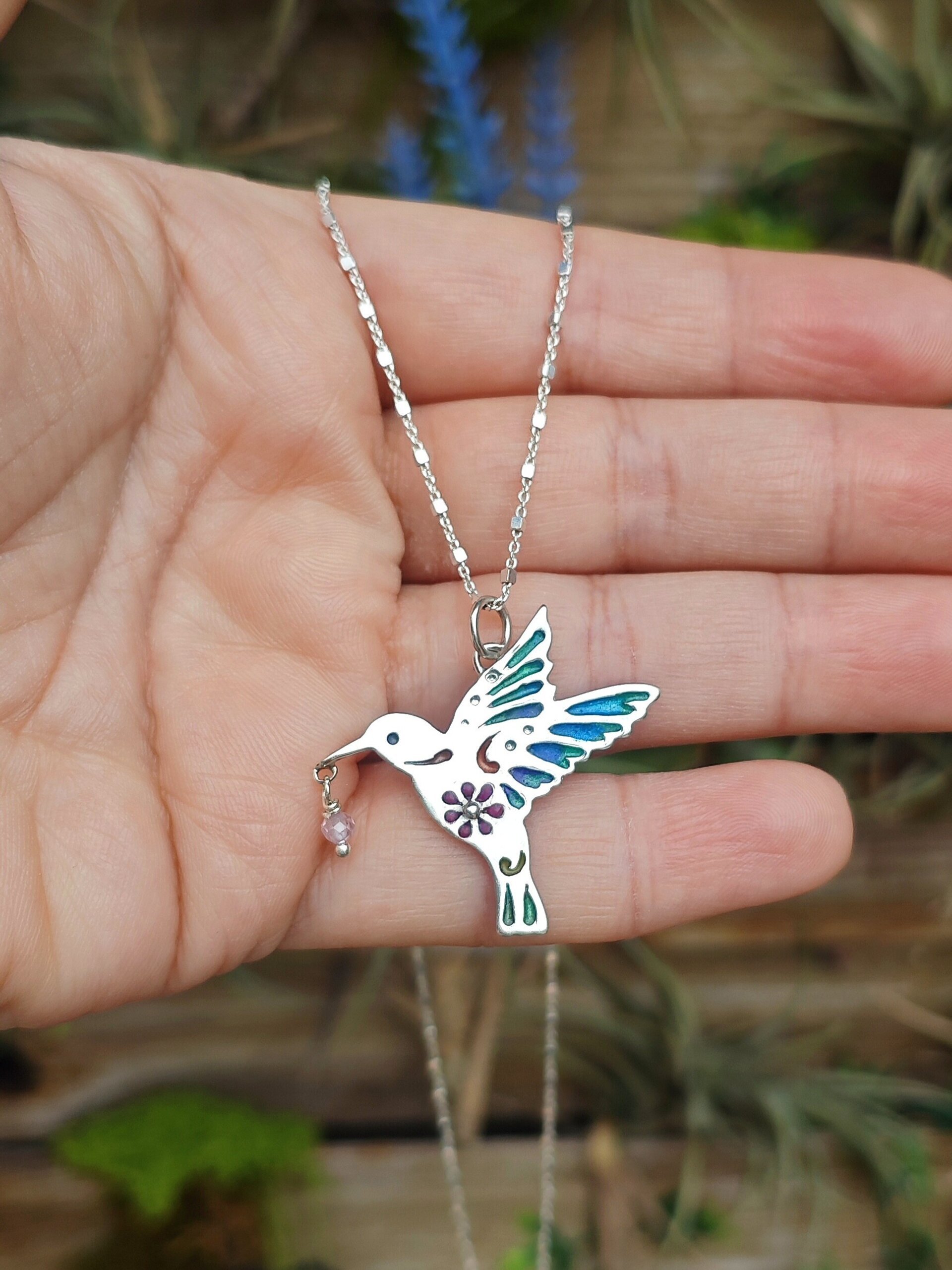GARGANTILLA COLIBRÍ (Plata de Ley) - 4