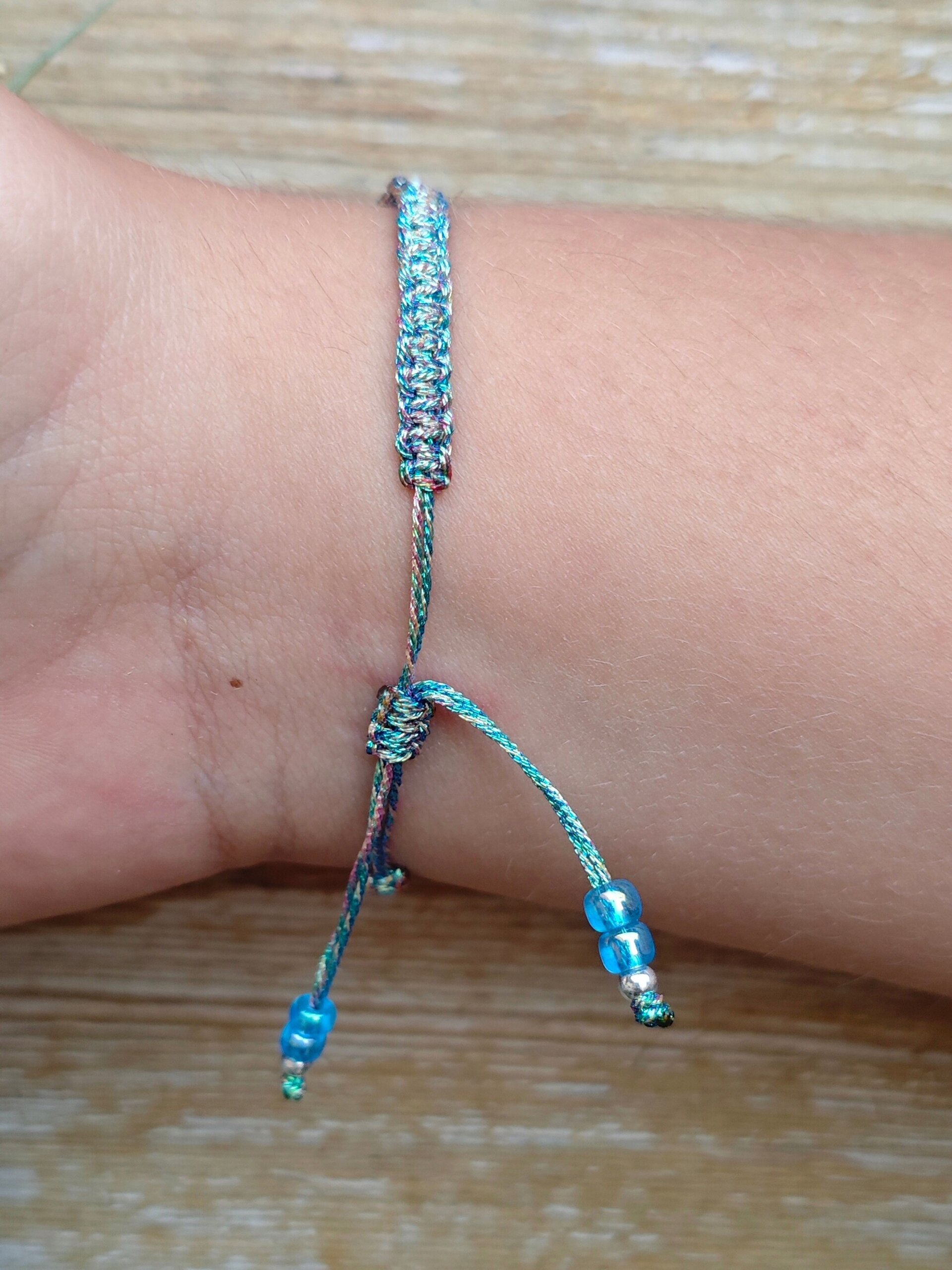PULSERA DRUSA CELESTITA (Plata de Ley) - 3
