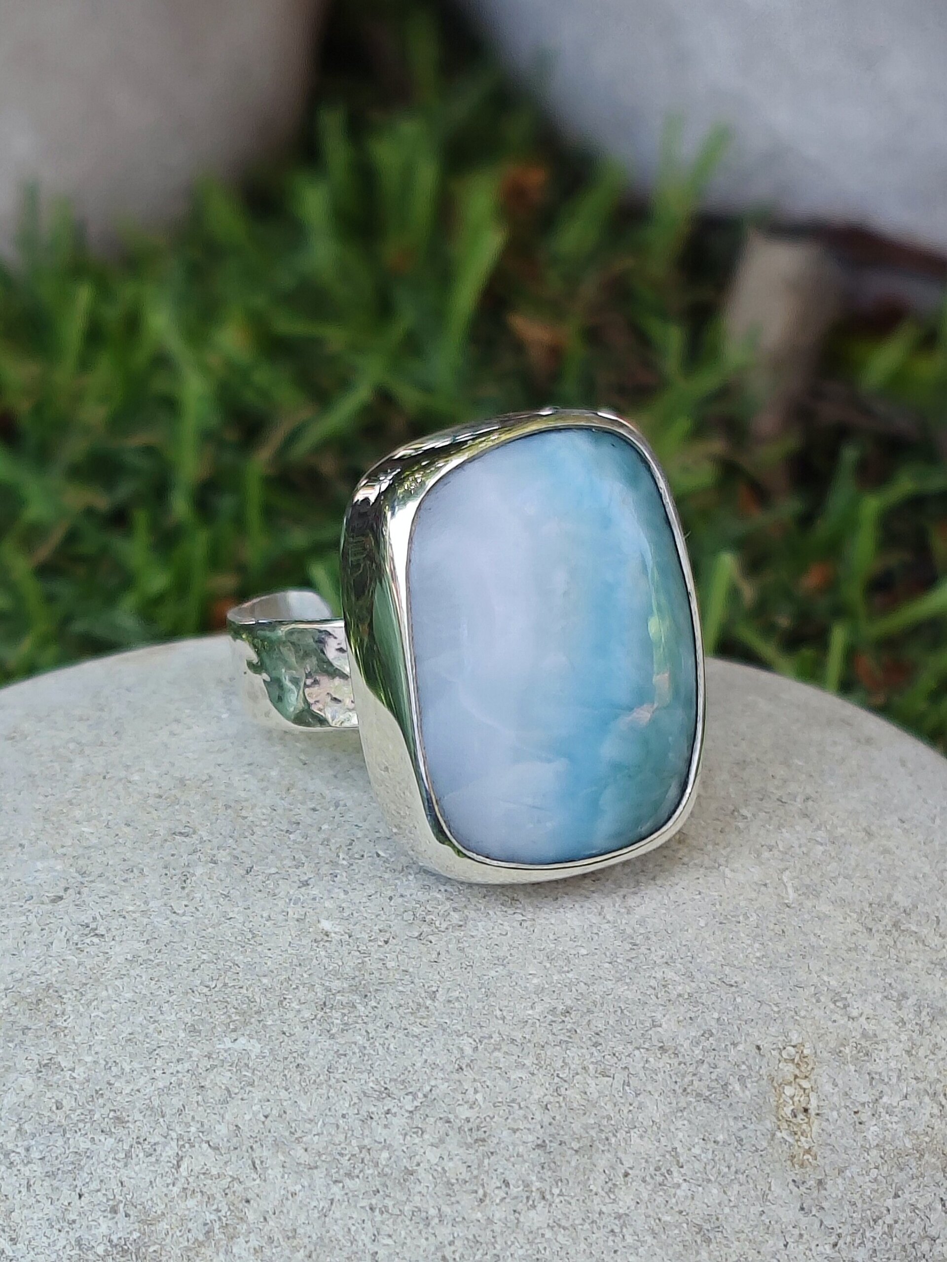 ANILLO LARIMAR (Plata de Ley) - 2