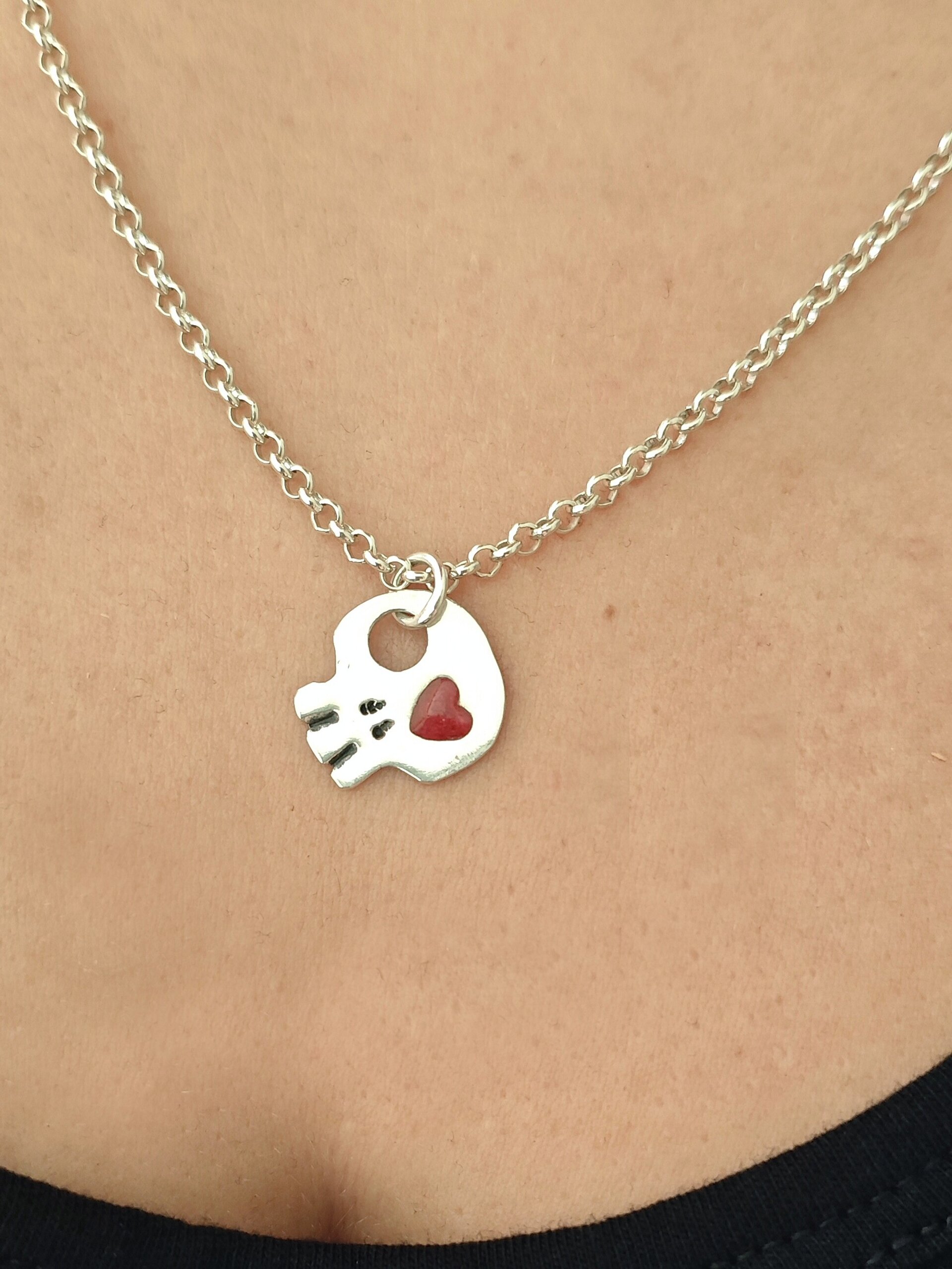 COLGANTE CALAVERA (Plata de Ley) - 4