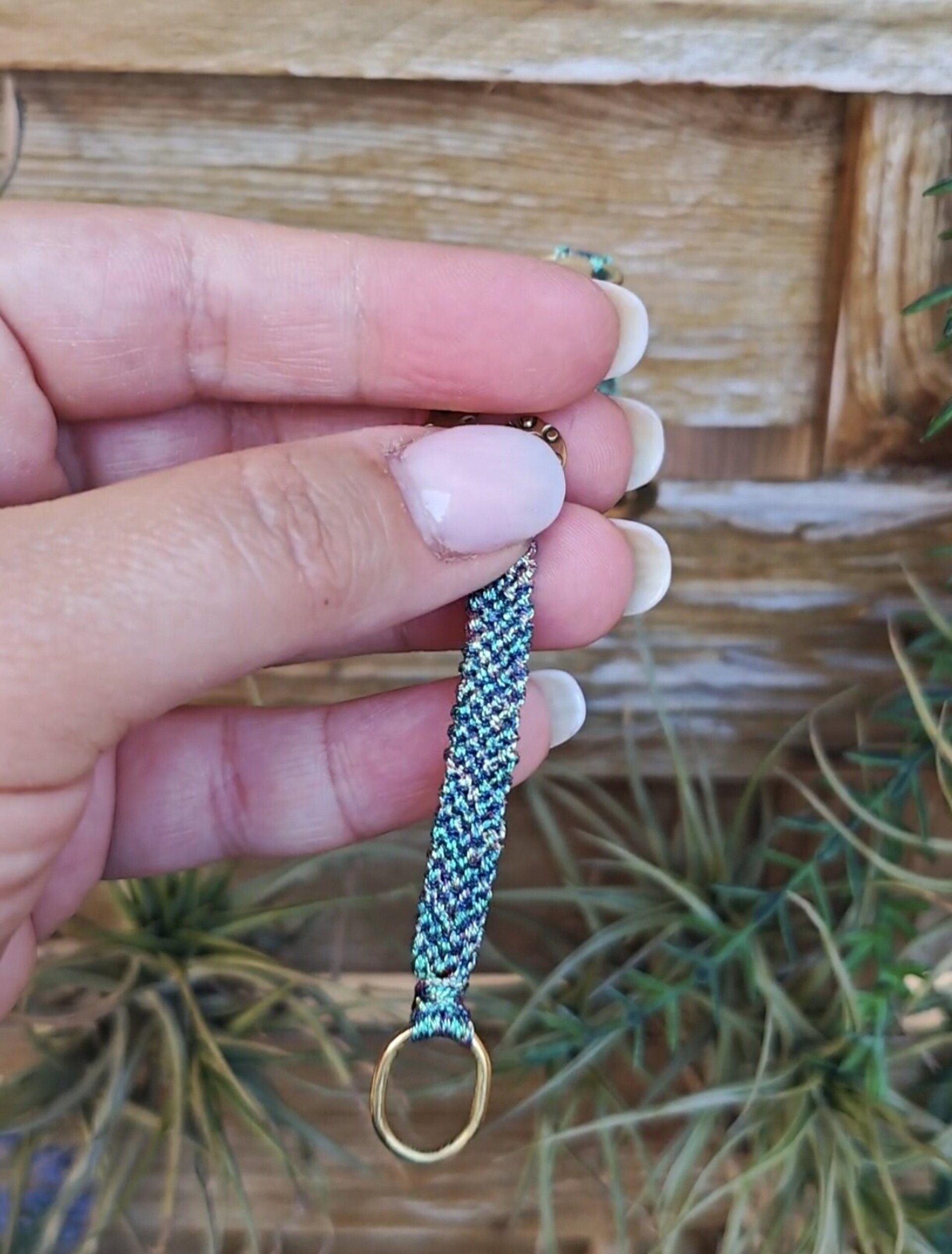 PULSERA CABALLITO DE MAR TURQUESA (Latón) - 2