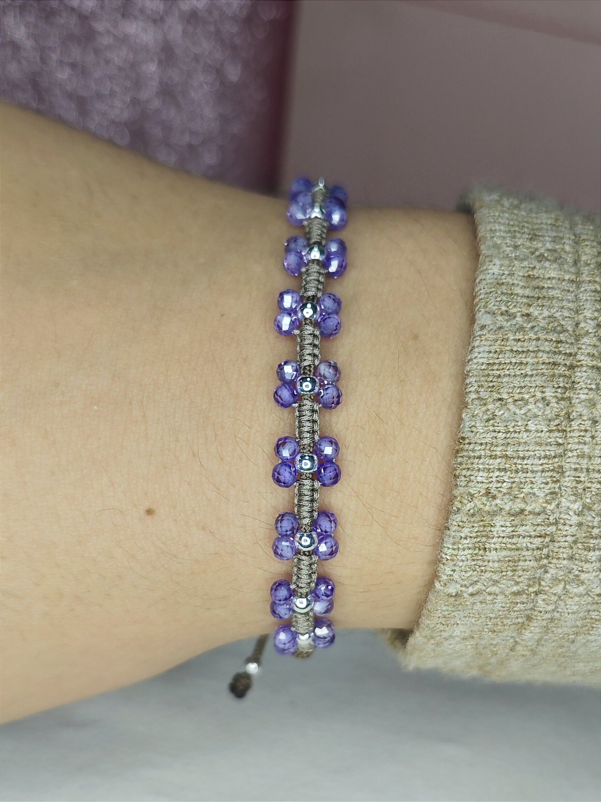 PULSERAS FLOWERS 🌸 (Plata de Ley) - 5