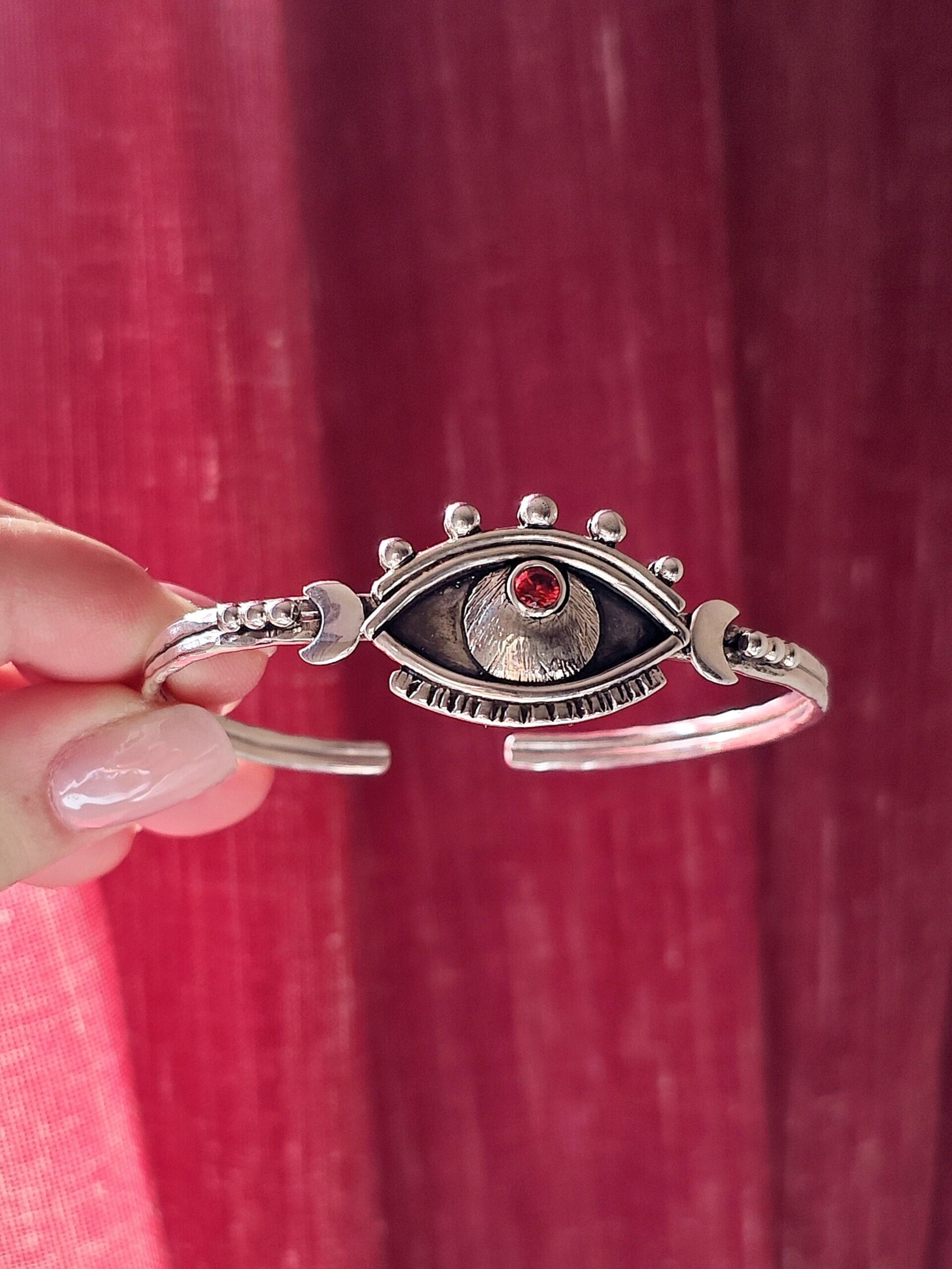 BRAZALETE OJO TURCO (Plata de Ley) - 5