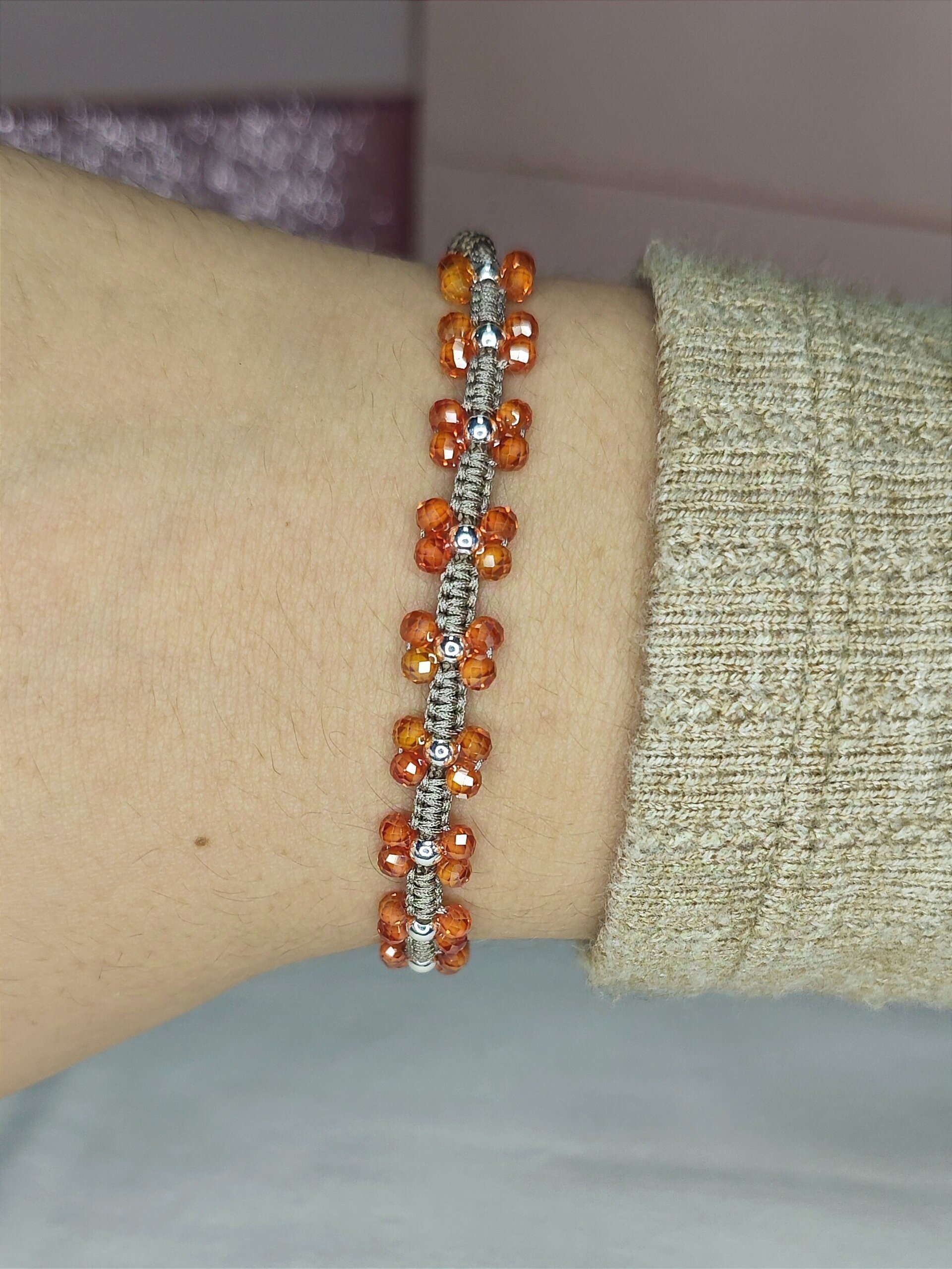 PULSERAS FLOWERS 🌸 (Plata de Ley) - 3