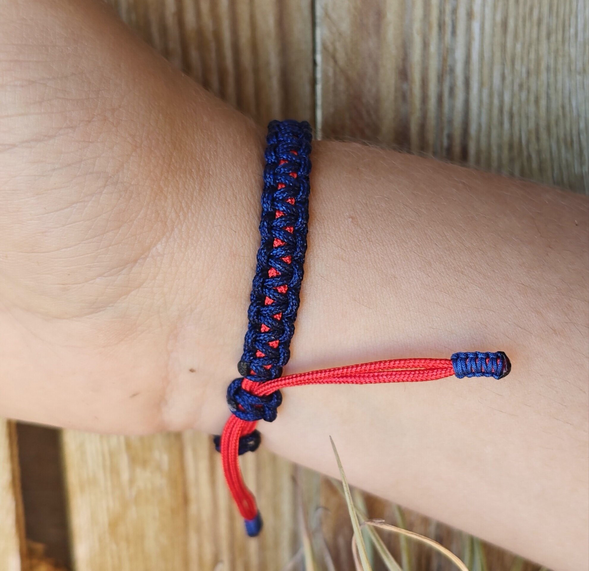 PULSERA ANCLA ROJA (Acero) - 2