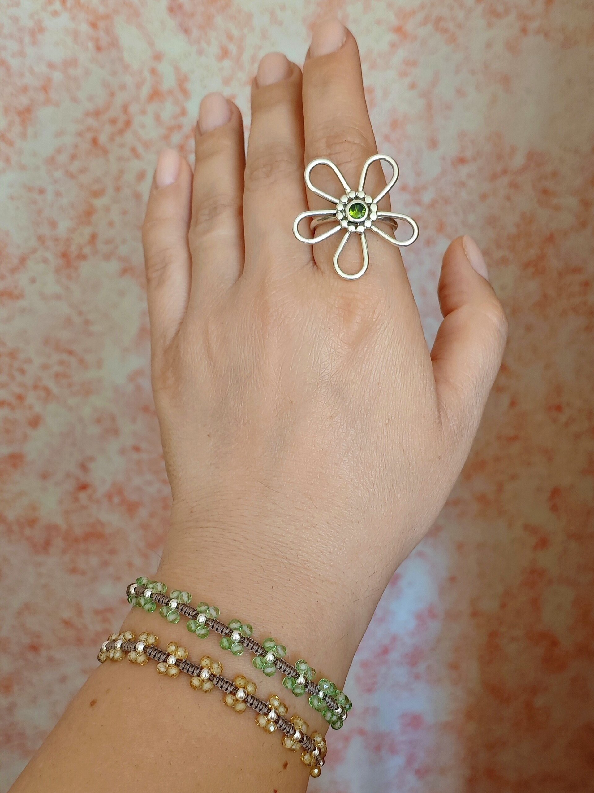 ANILLO FLOR (Plata de Ley) - 6