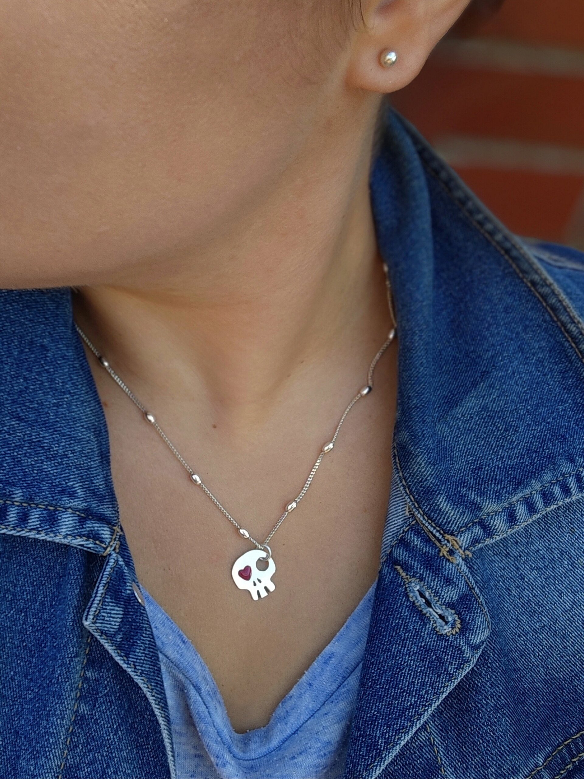 COLGANTE CALAVERA (Plata de Ley) - 4