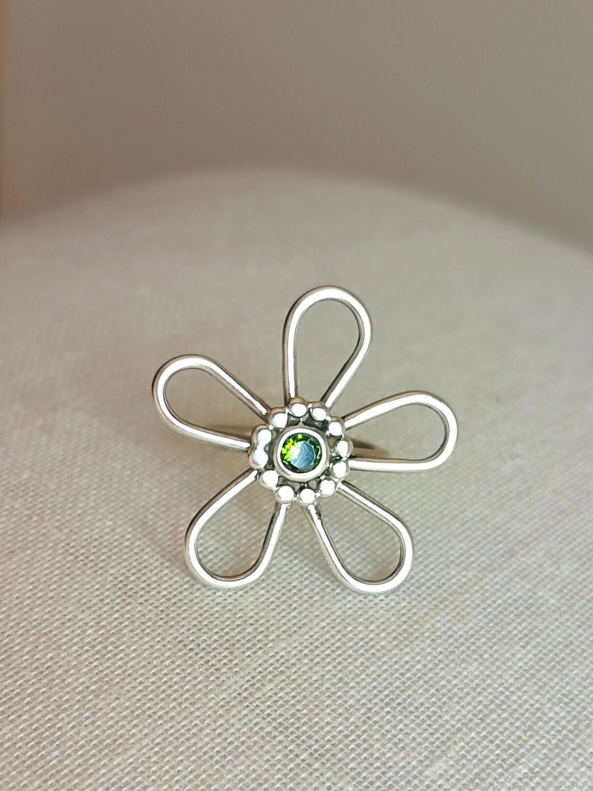 ANILLO FLOR (Plata de Ley) - 2