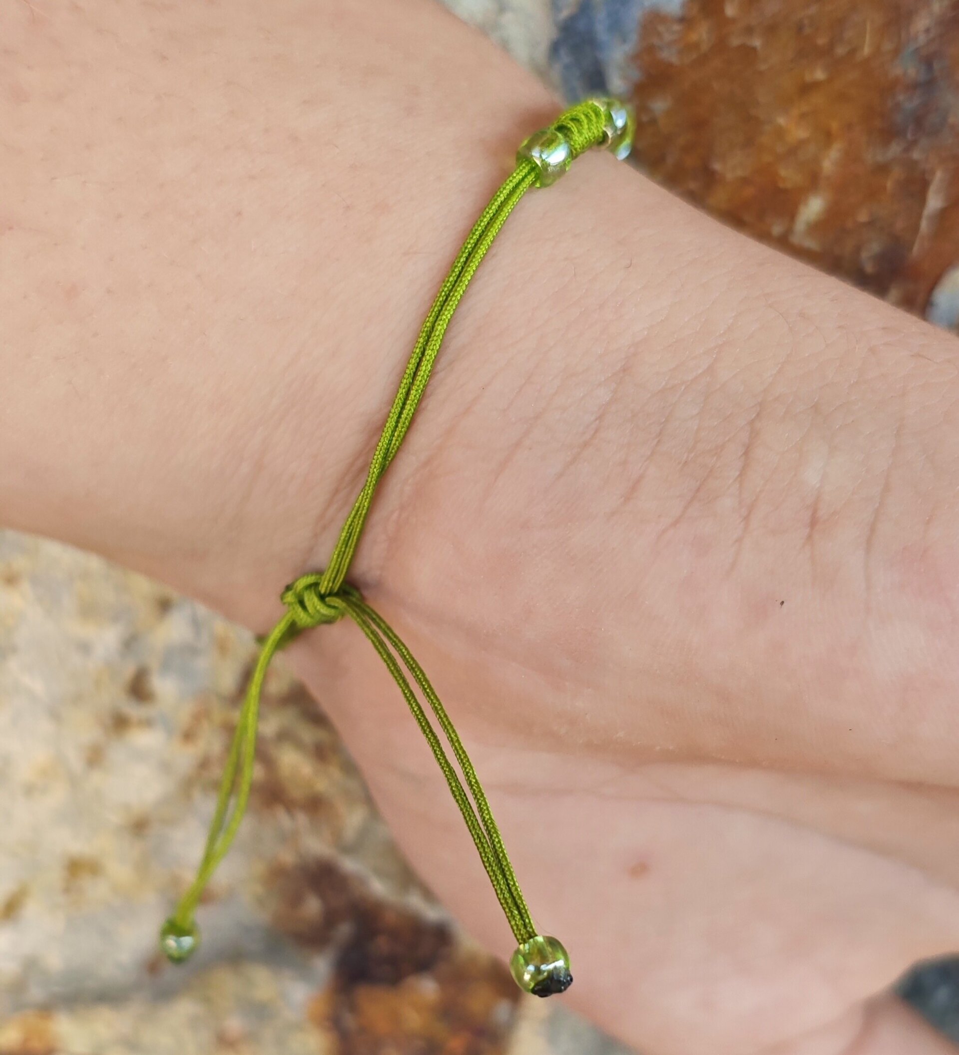 PULSERA CALAVERA VERDE (Acero) - 2