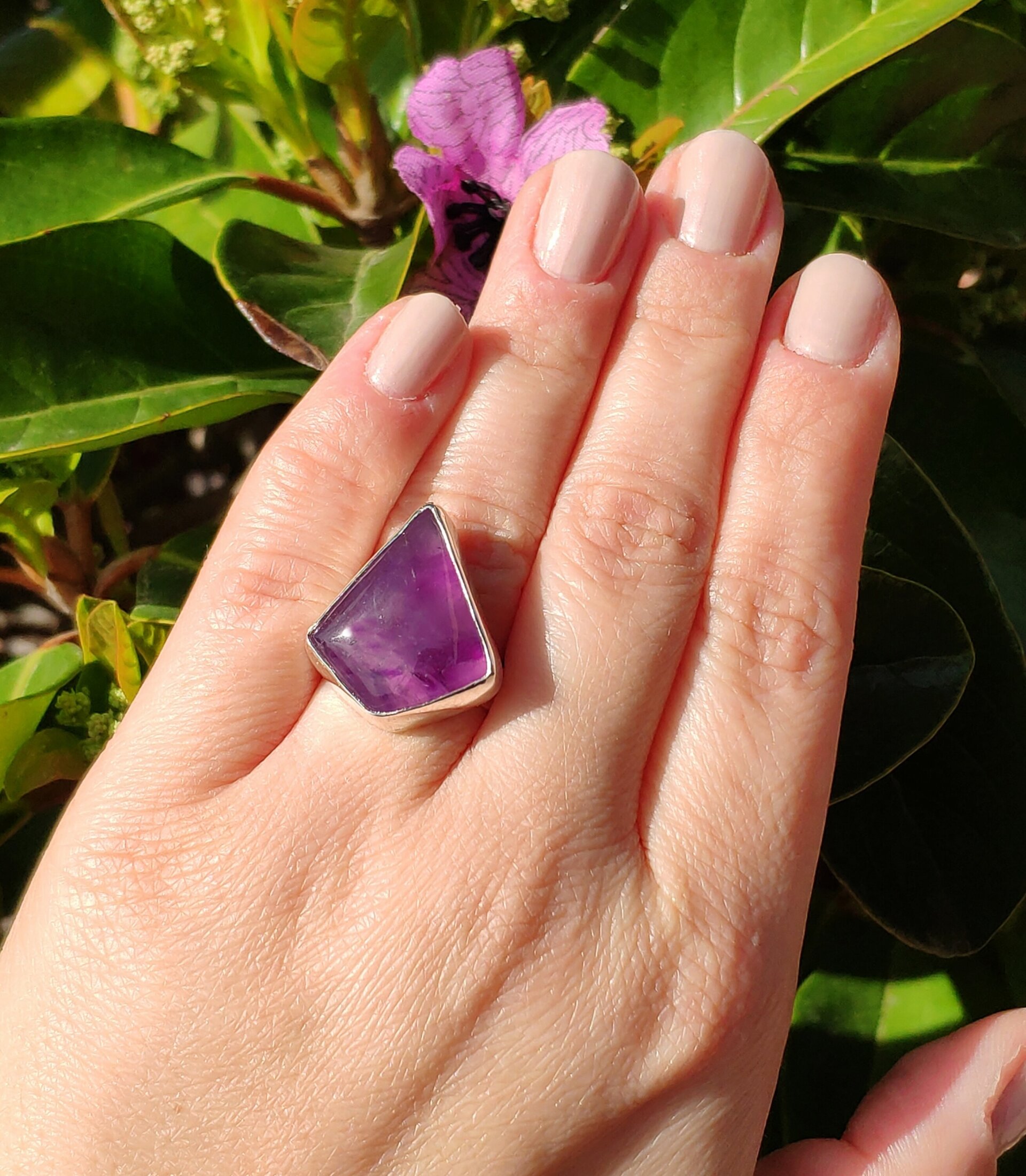 ANILLO AMATISTA (Plata de Ley) - 2