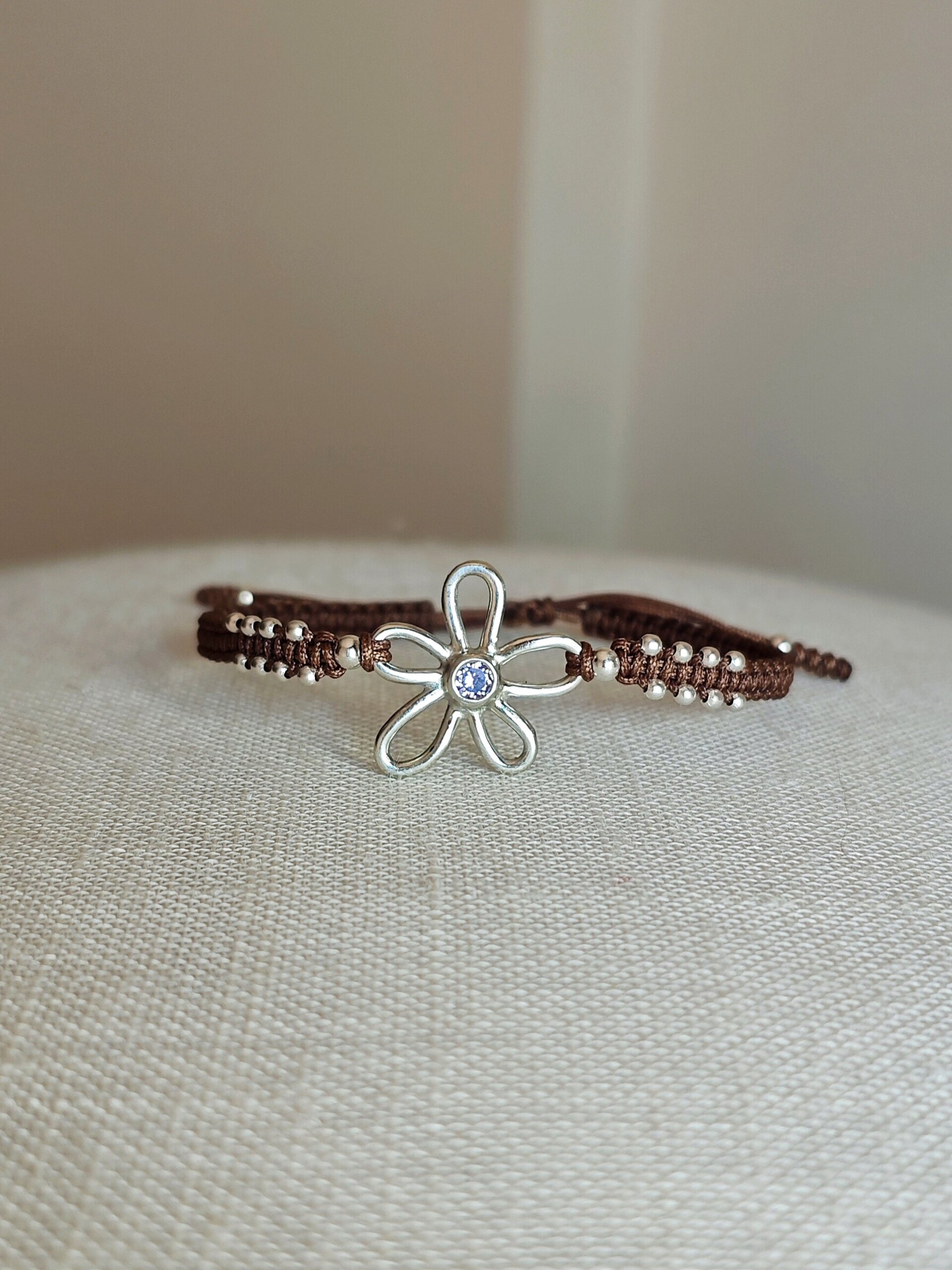 PULSERA FLOR (Plata de Ley) - 4