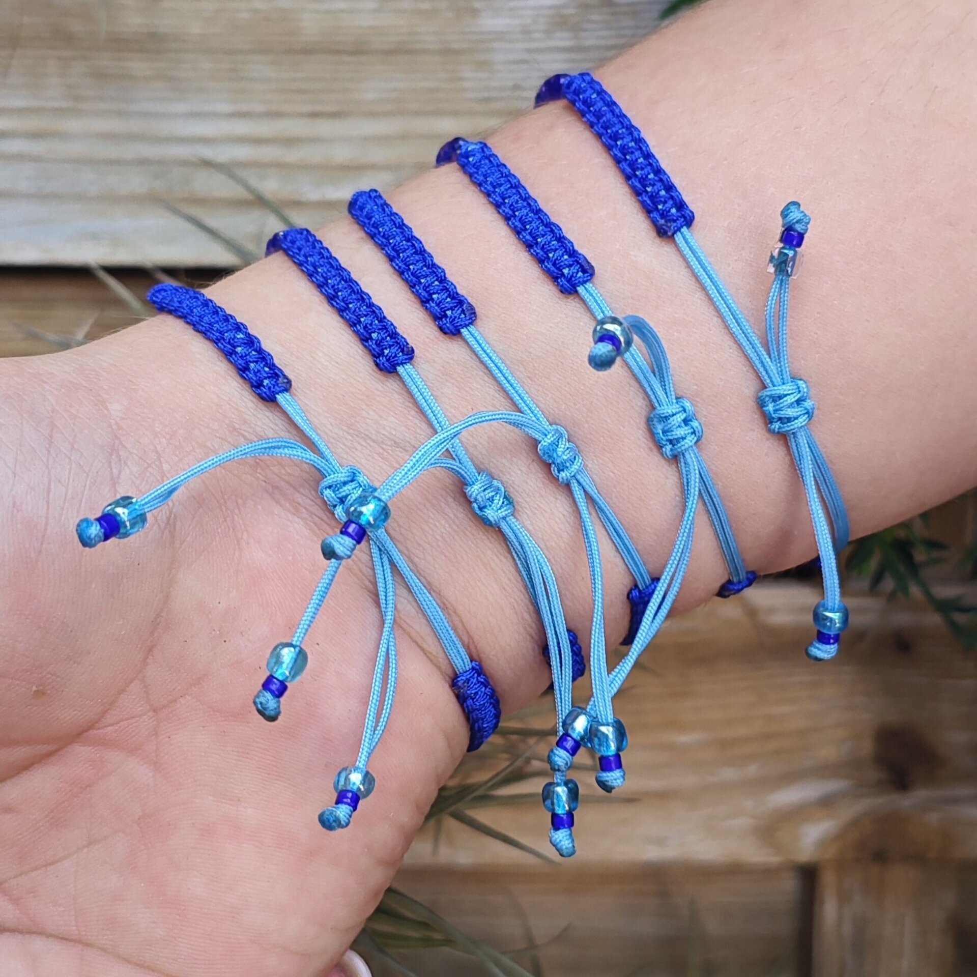 5 PULSERAS PENTÁGONO (Acero) - 2