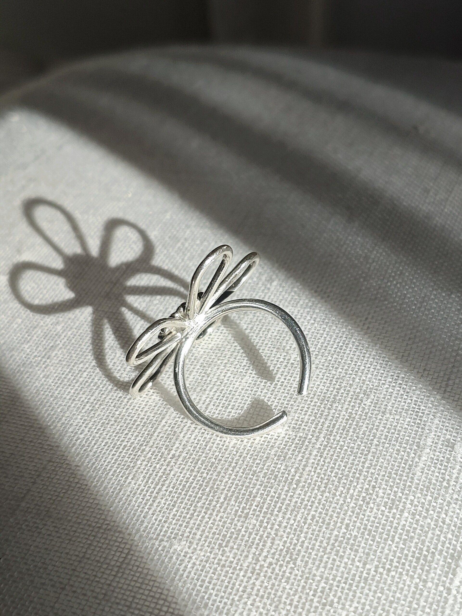 ANILLO FLOR (Plata de Ley) - 3