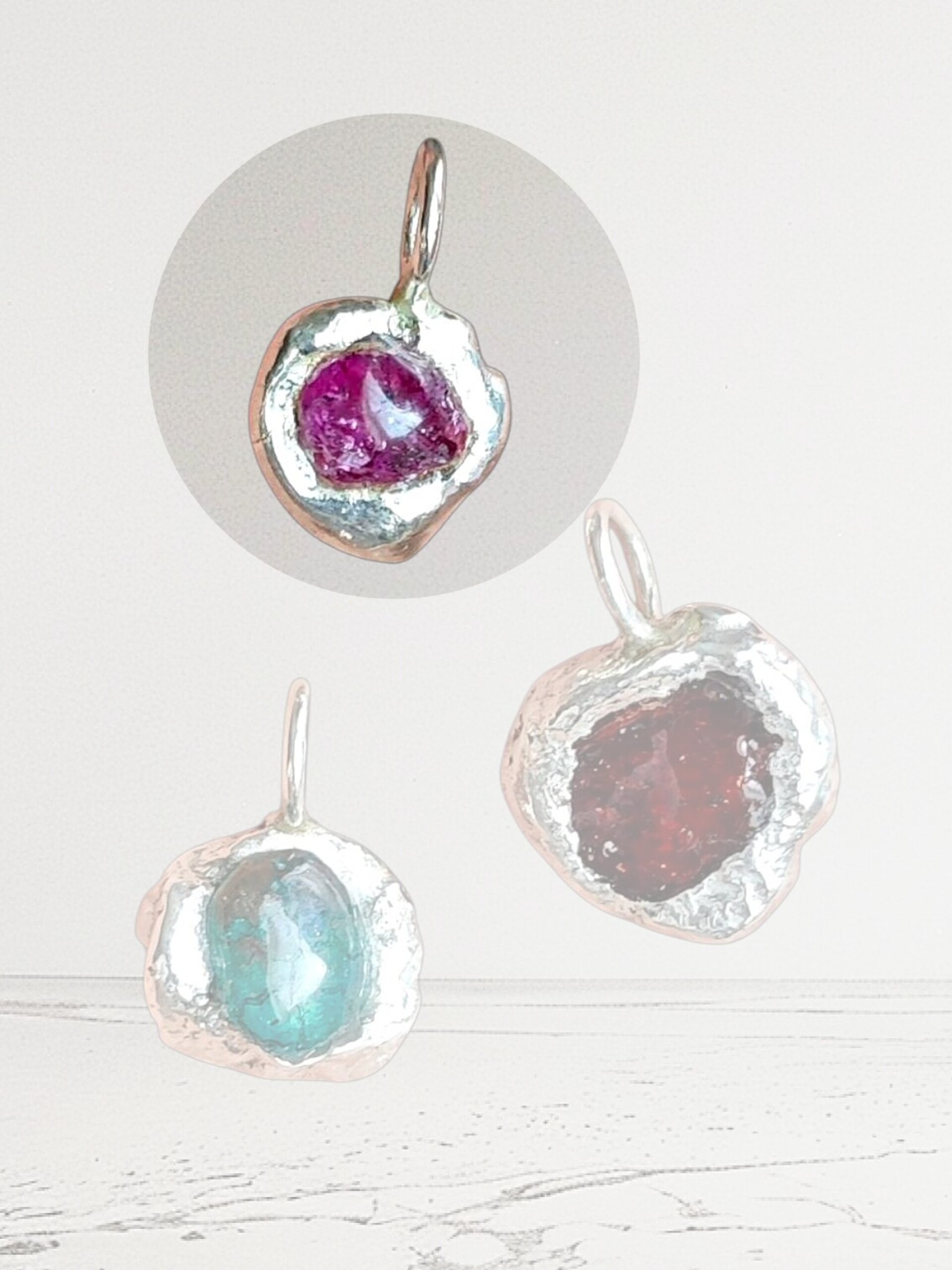 GARGANTILLAS ROCAS DE MAR (Plata de Ley) - 10