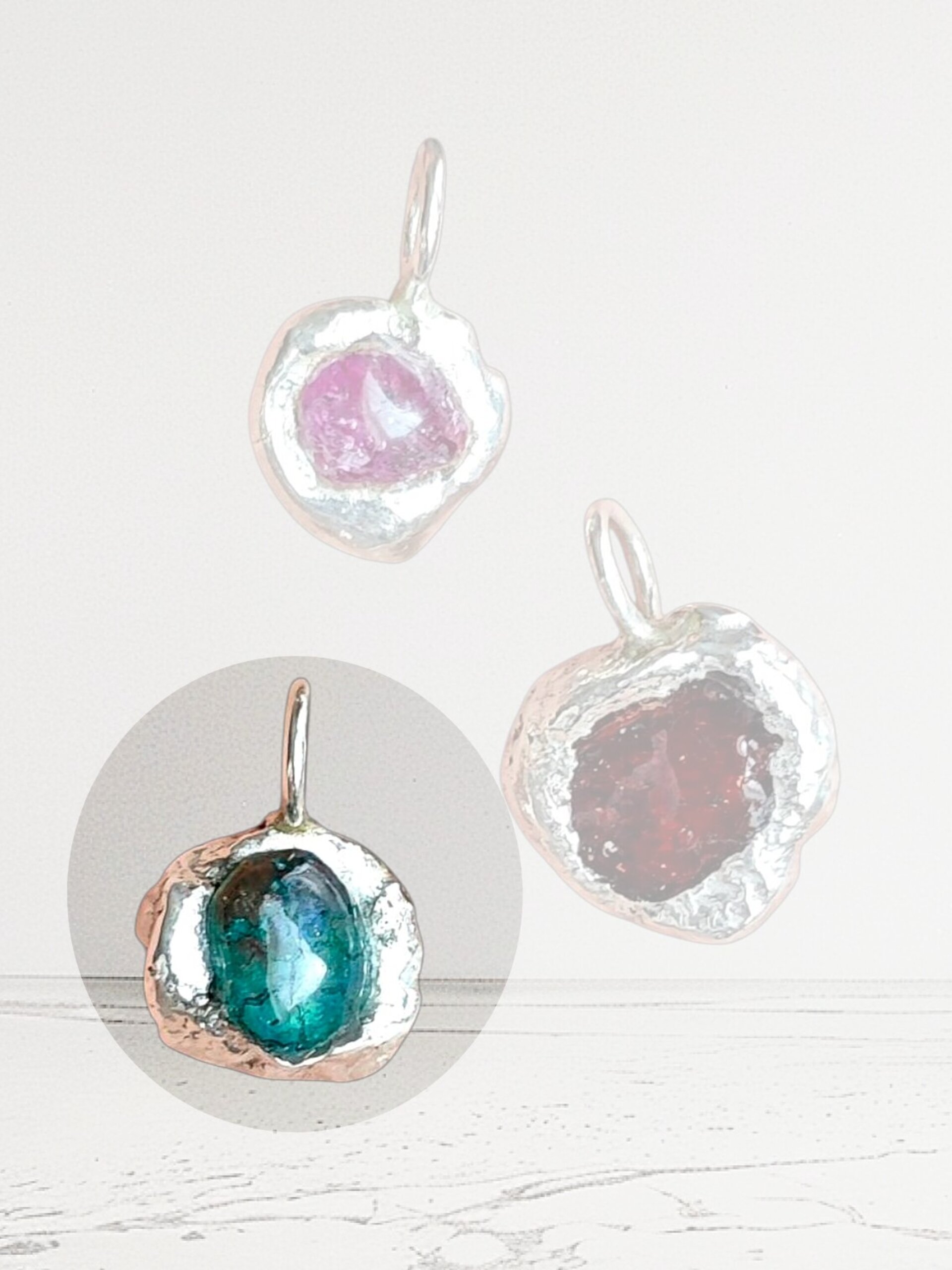 GARGANTILLAS ROCAS DE MAR (Plata de Ley) - 12