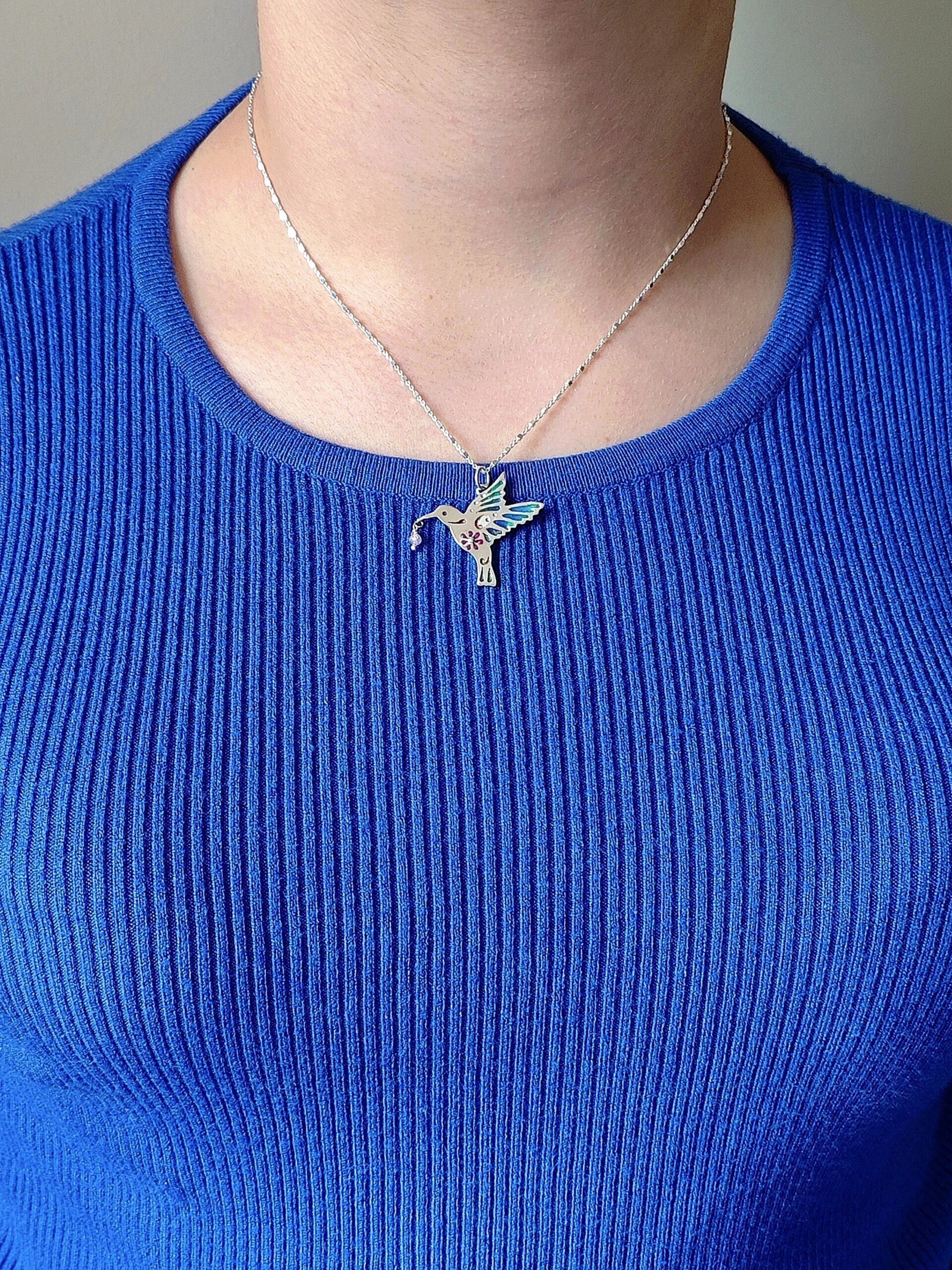 GARGANTILLA COLIBRÍ (Plata de Ley) - 2