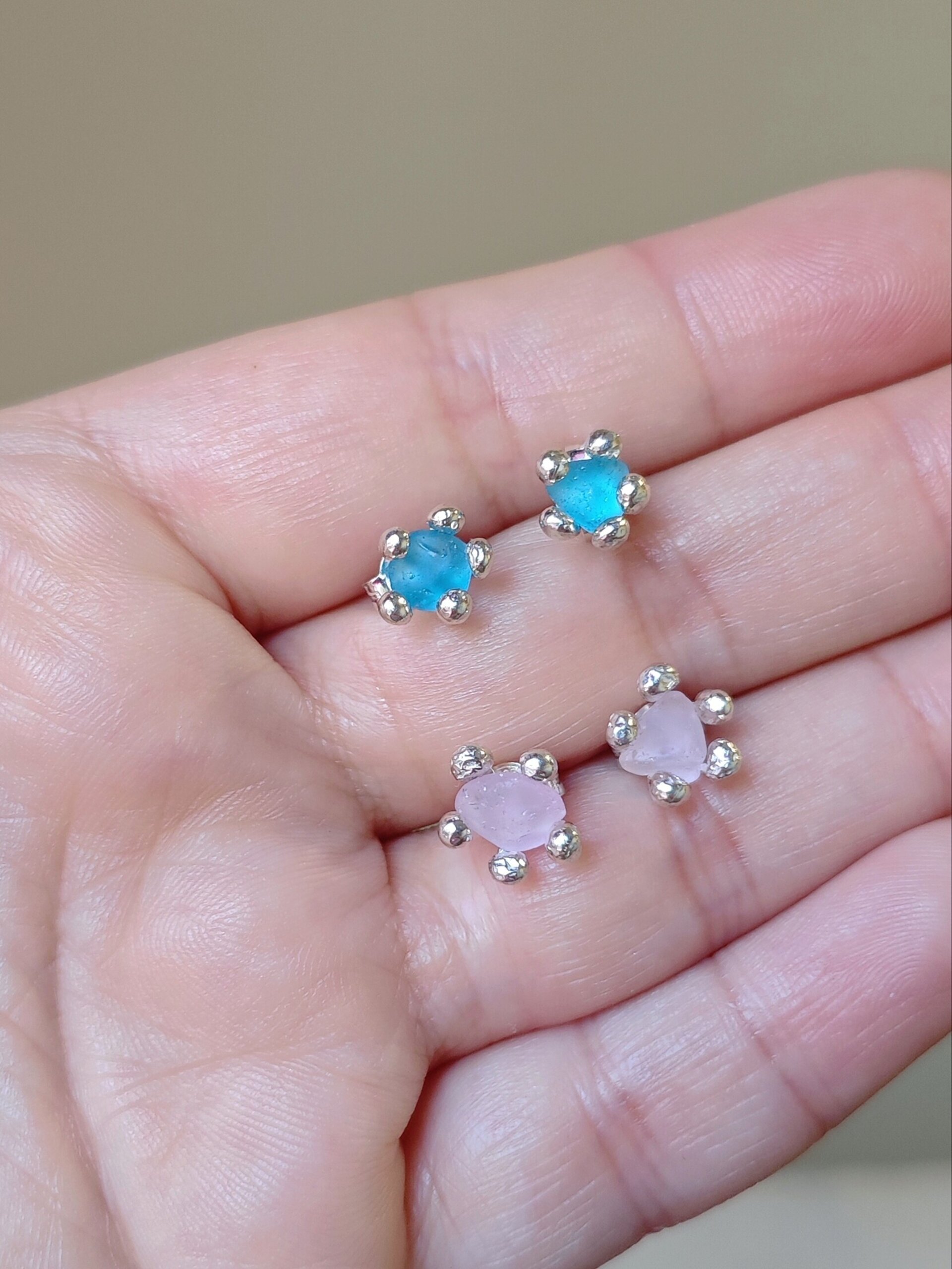 2 PARES DE PENDIENTES ONA🌊 (Plata de Ley) - 2