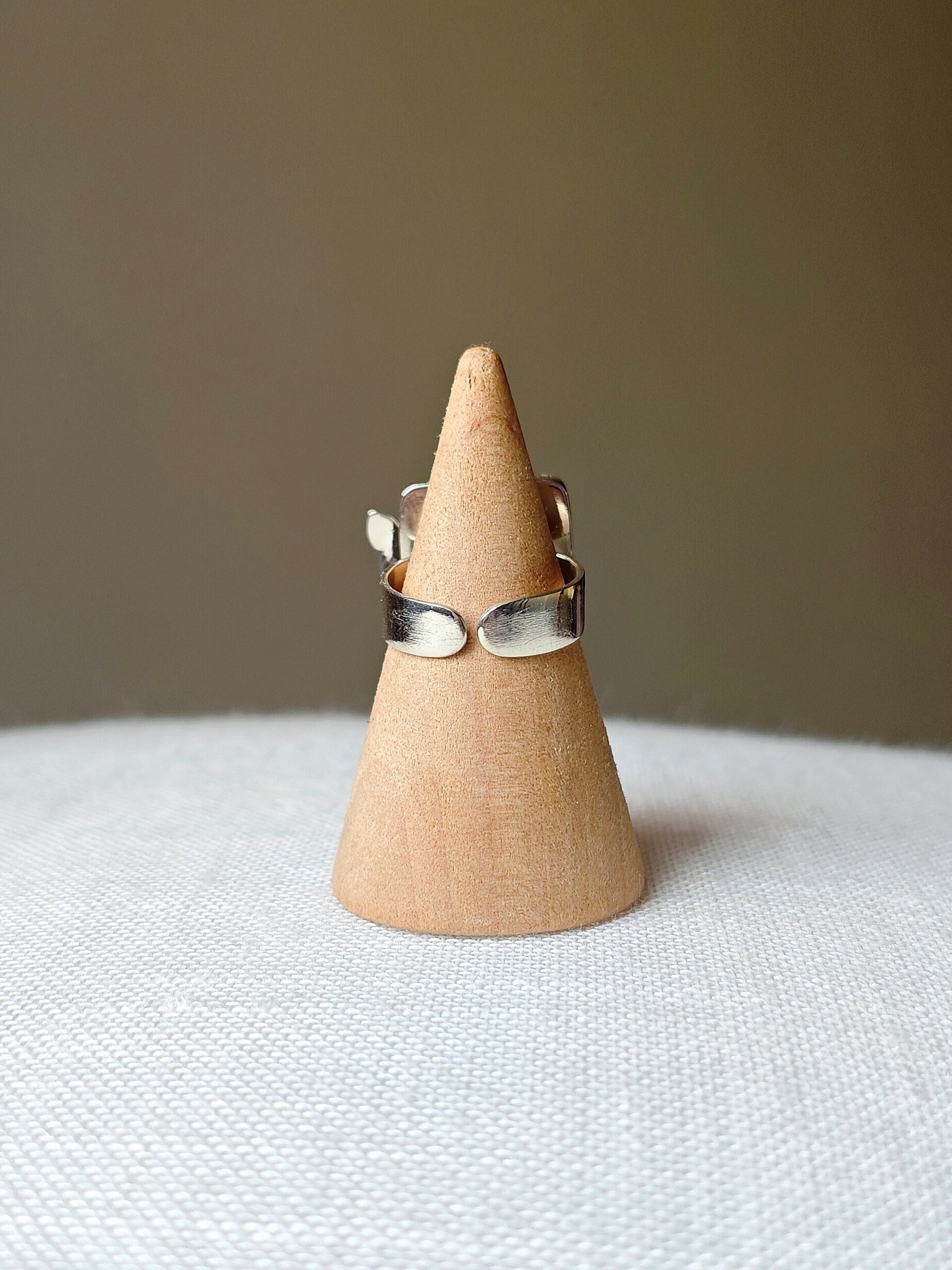 ANILLO AMAZONITA CON MARIPOSA (Plata de Ley) - 4