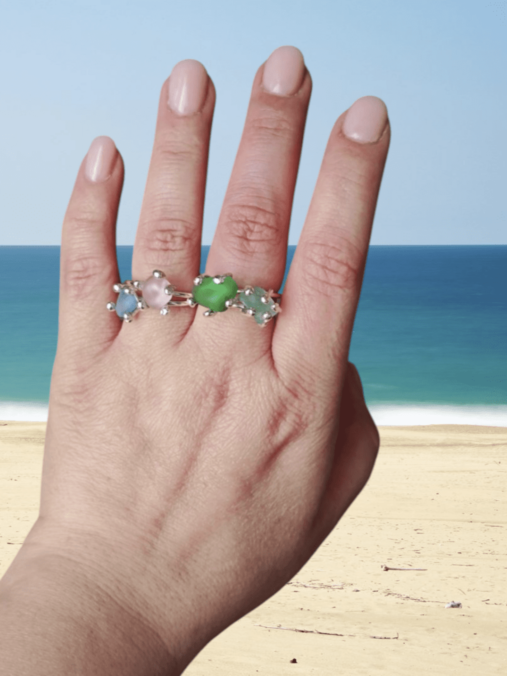 ANILLOS ONA🌊 (Plata de Ley) - 2