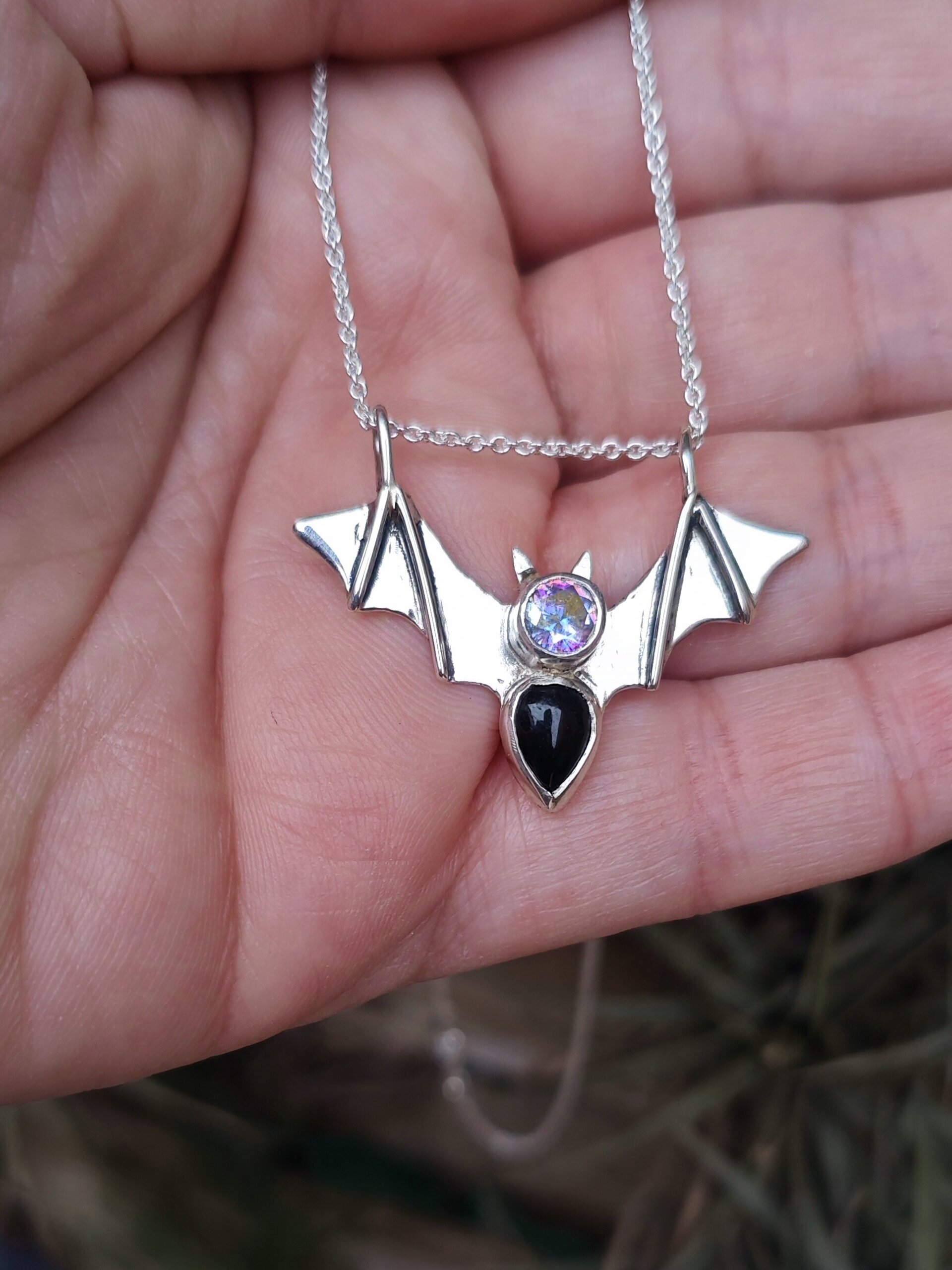GARGANTILLA BAT (Plata de Ley) - 2